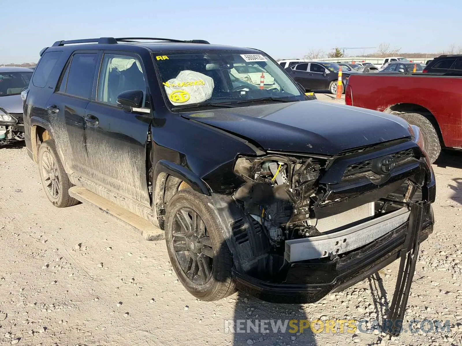 1 fotografías del automóvil dañado JTEBU5JR8K5663003 TOYOTA 4RUNNER 2019