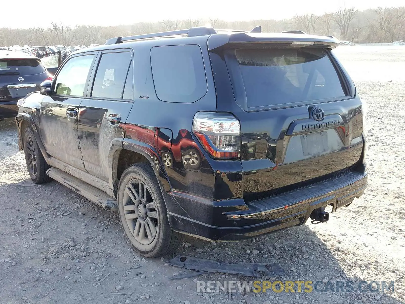 3 fotografías del automóvil dañado JTEBU5JR8K5663003 TOYOTA 4RUNNER 2019