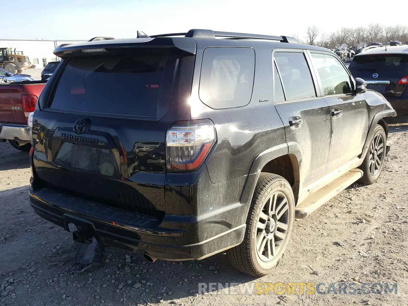 4 fotografías del automóvil dañado JTEBU5JR8K5663003 TOYOTA 4RUNNER 2019