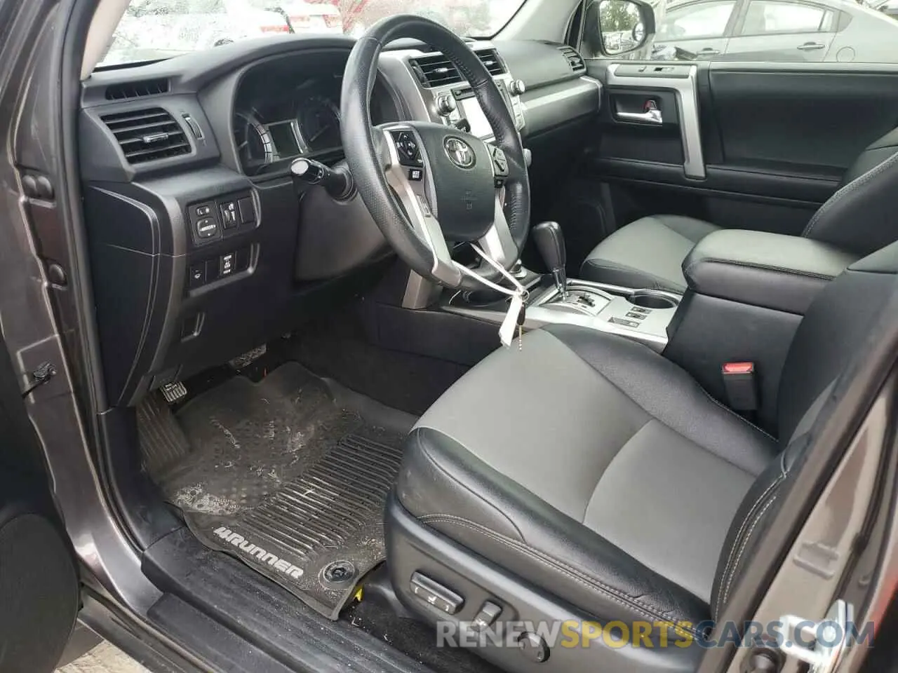 7 fotografías del automóvil dañado JTEBU5JR8K5700759 TOYOTA 4RUNNER 2019