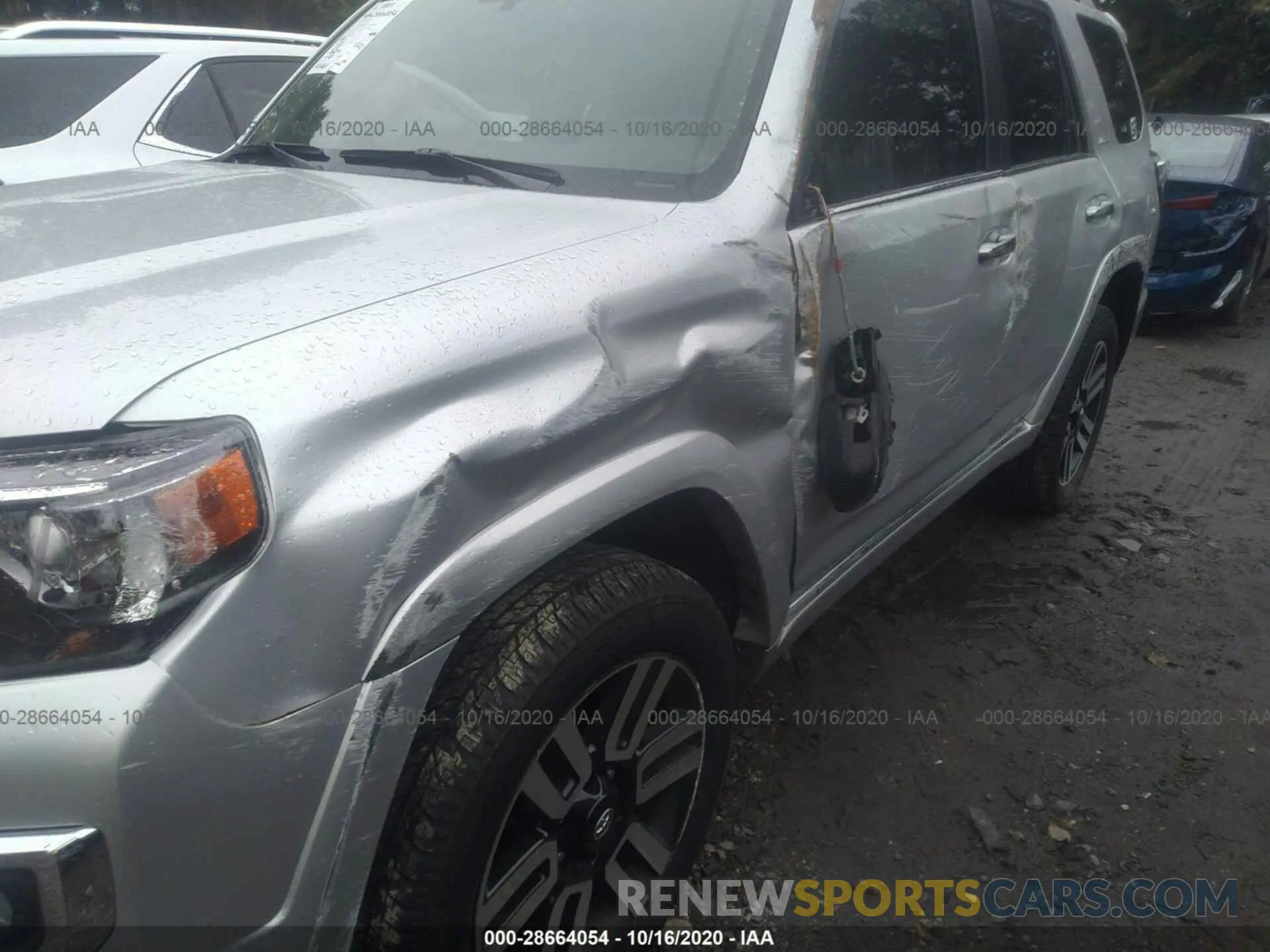 6 fotografías del automóvil dañado JTEBU5JR8K5723667 TOYOTA 4RUNNER 2019