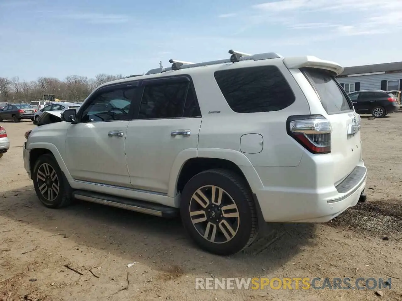 2 fotografías del automóvil dañado JTEBU5JR9K5631290 TOYOTA 4RUNNER 2019
