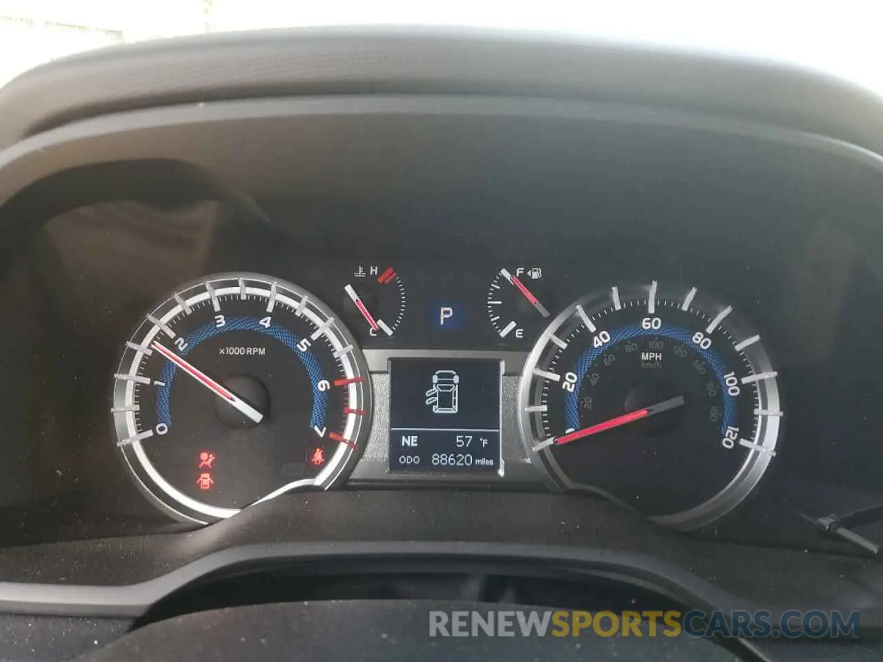 9 fotografías del automóvil dañado JTEBU5JR9K5631290 TOYOTA 4RUNNER 2019