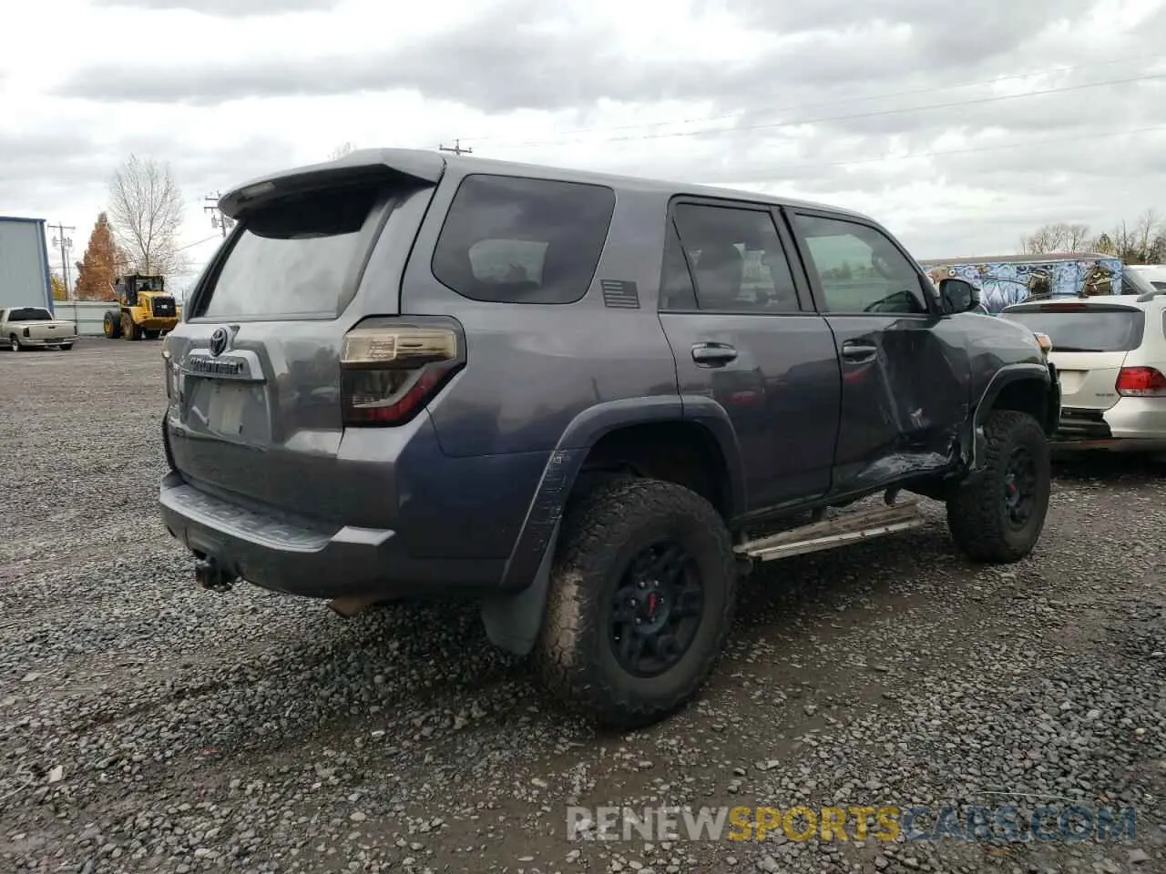 3 fotografías del automóvil dañado JTEBU5JR9K5632052 TOYOTA 4RUNNER 2019