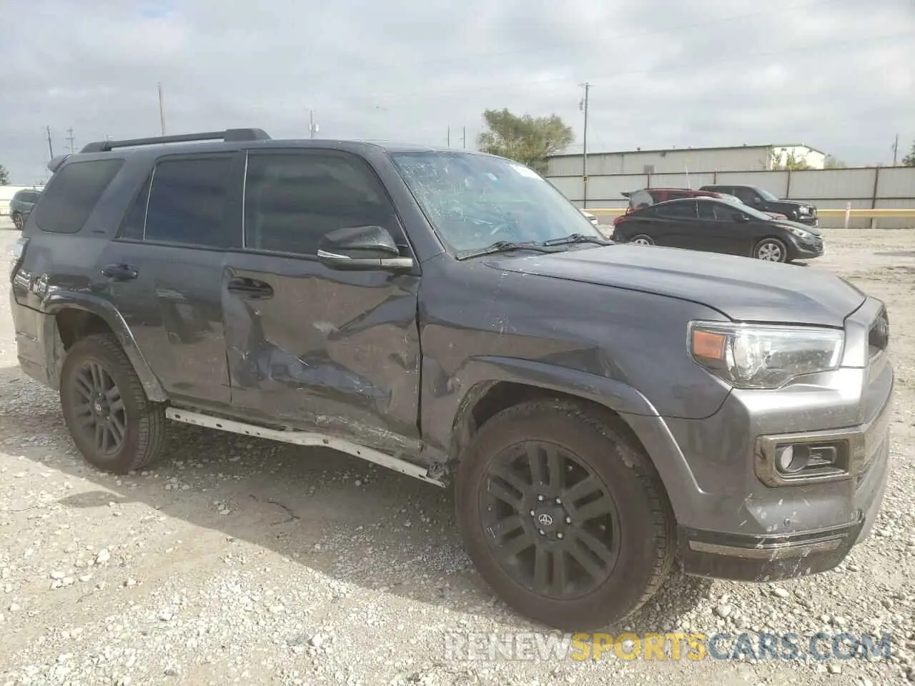 4 fotografías del automóvil dañado JTEBU5JR9K5635632 TOYOTA 4RUNNER 2019