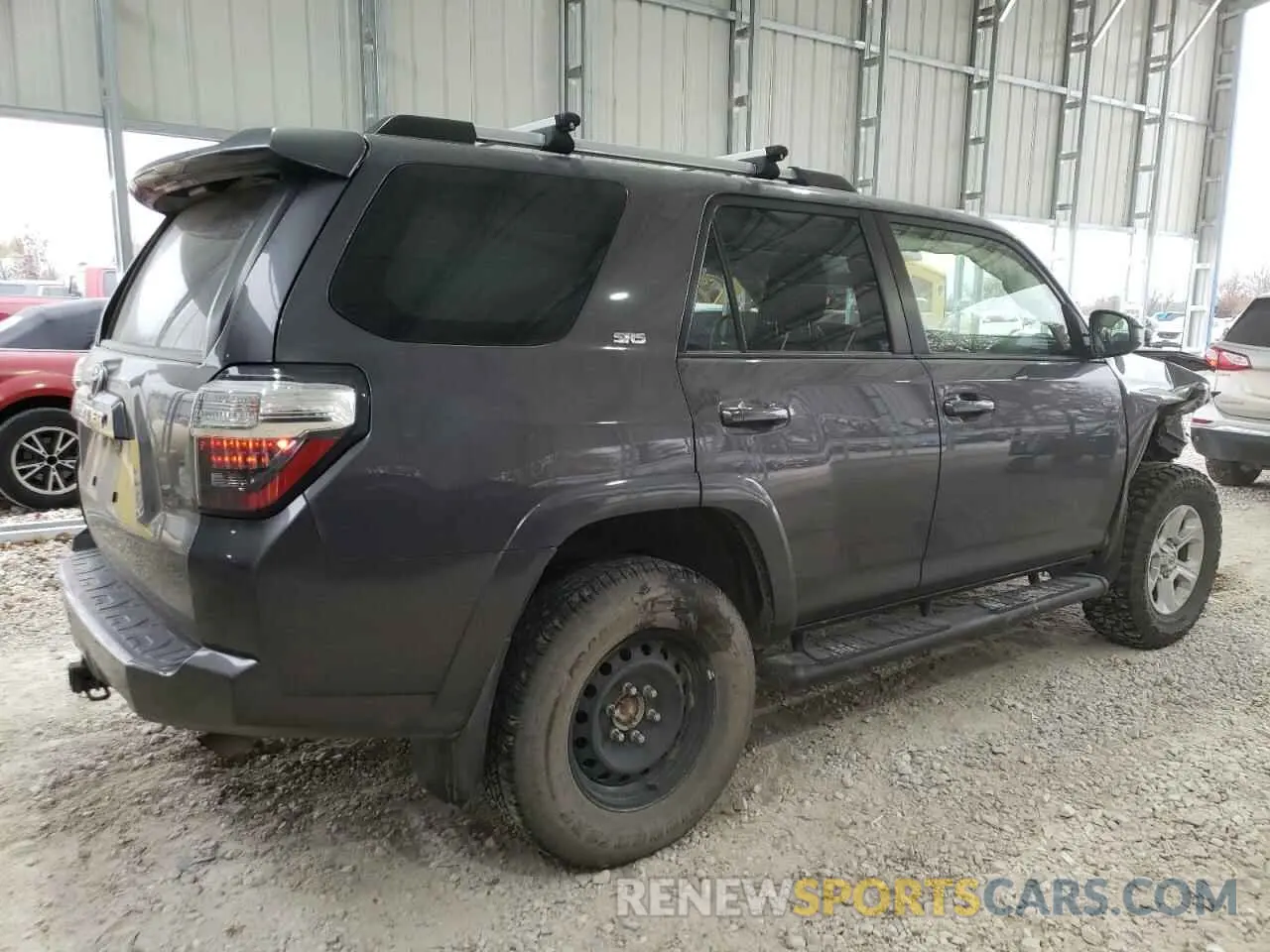 3 fotografías del automóvil dañado JTEBU5JR9K5664290 TOYOTA 4RUNNER 2019