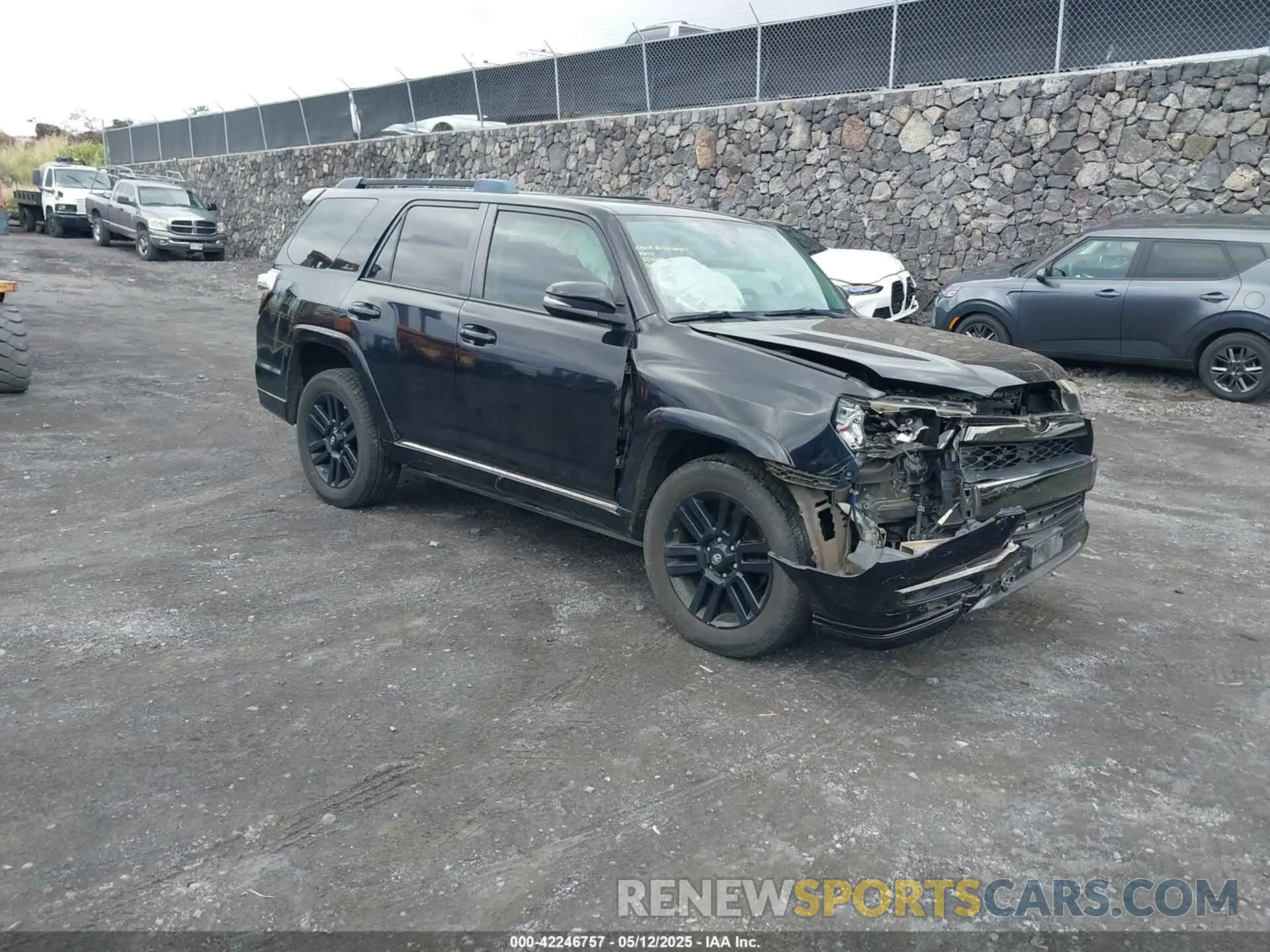 1 fotografías del automóvil dañado JTEBU5JR9K5672857 TOYOTA 4RUNNER 2019
