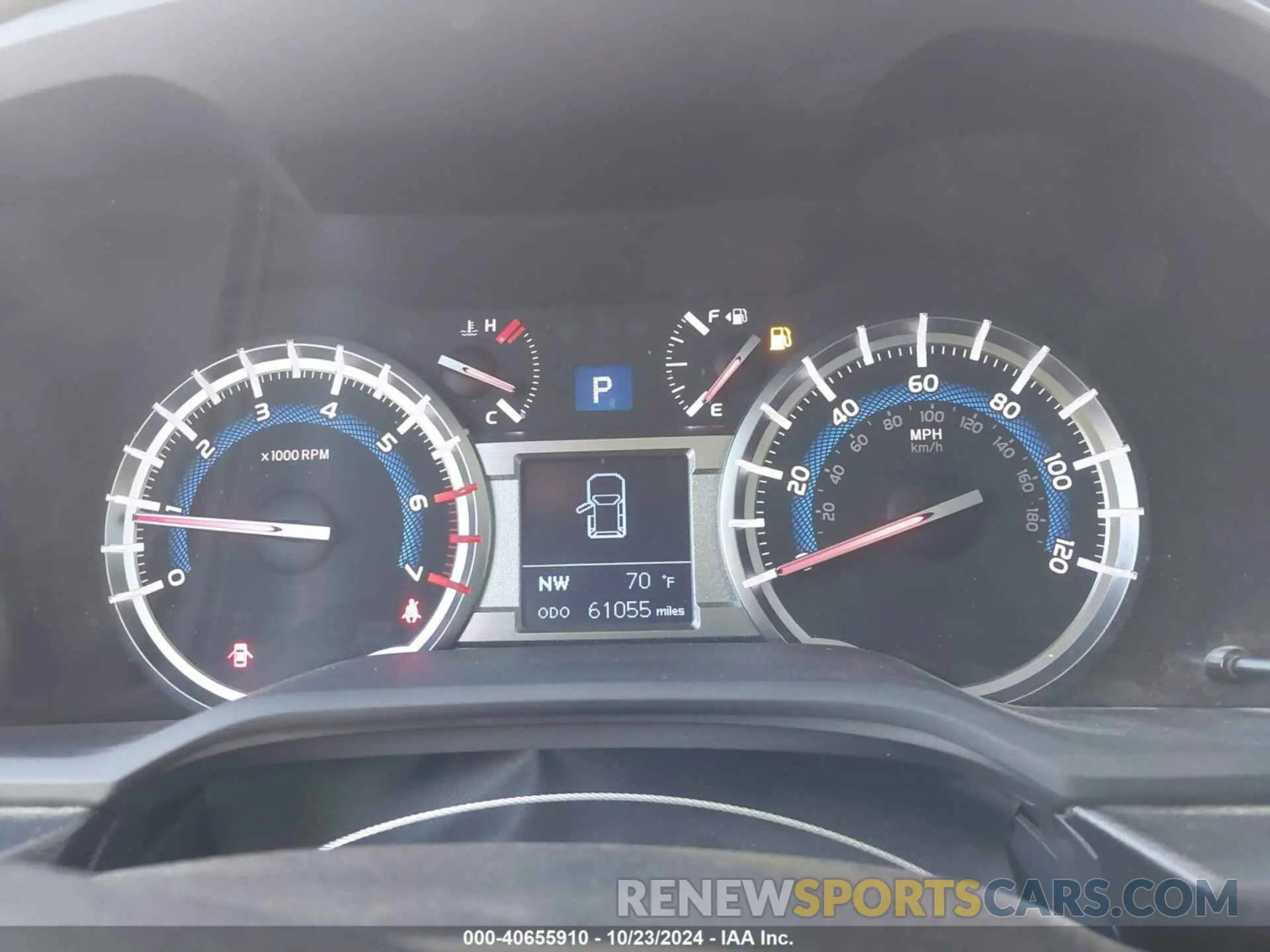 6 fotografías del automóvil dañado JTEBU5JR9K5699024 TOYOTA 4RUNNER 2019
