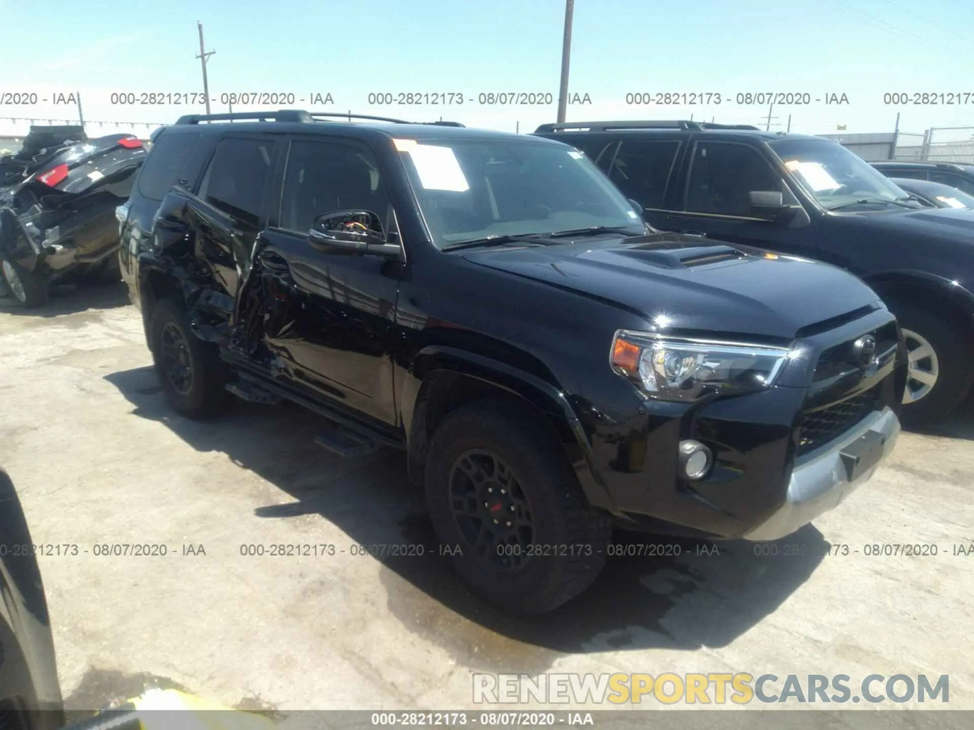 1 fotografías del automóvil dañado JTEBU5JR9K5711687 TOYOTA 4RUNNER 2019