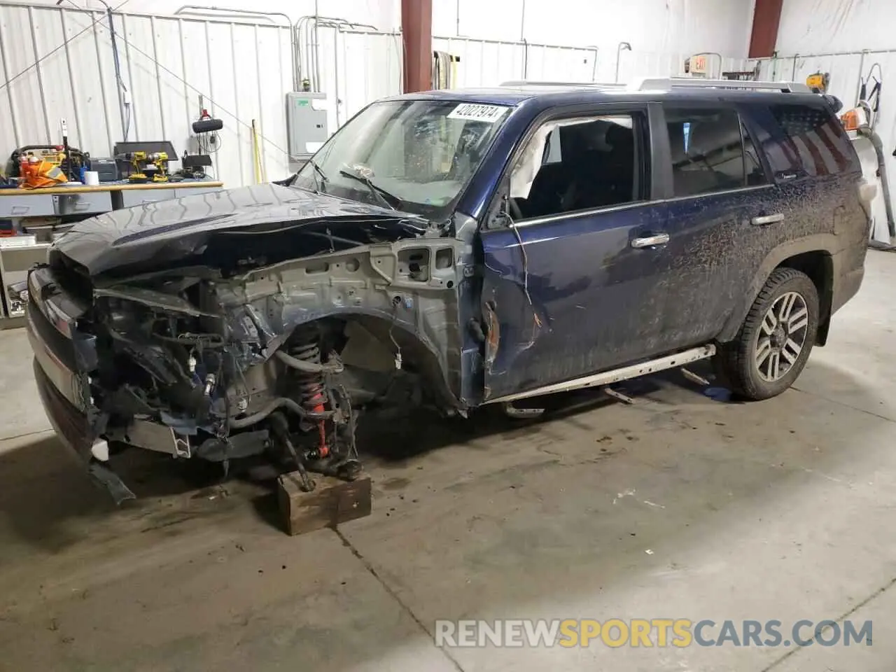 1 fotografías del automóvil dañado JTEBU5JR9K5712466 TOYOTA 4RUNNER 2019