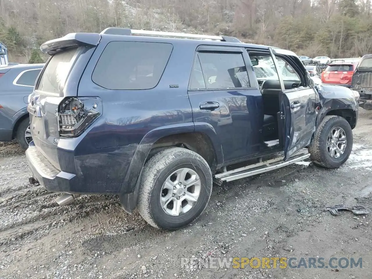 3 fotografías del automóvil dañado JTEBU5JR9K5721152 TOYOTA 4RUNNER 2019