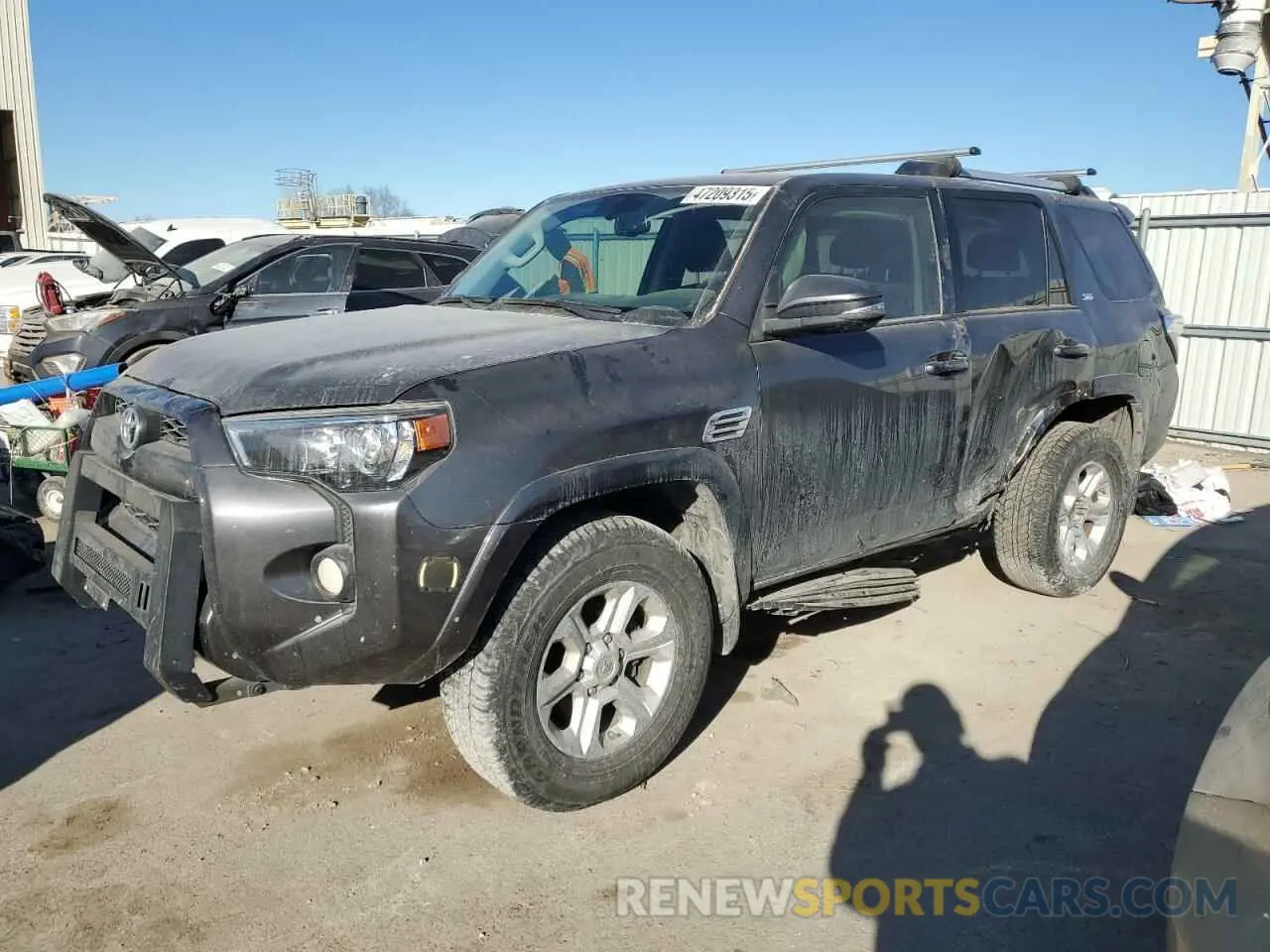 1 fotografías del automóvil dañado JTEBU5JR9K5729705 TOYOTA 4RUNNER 2019