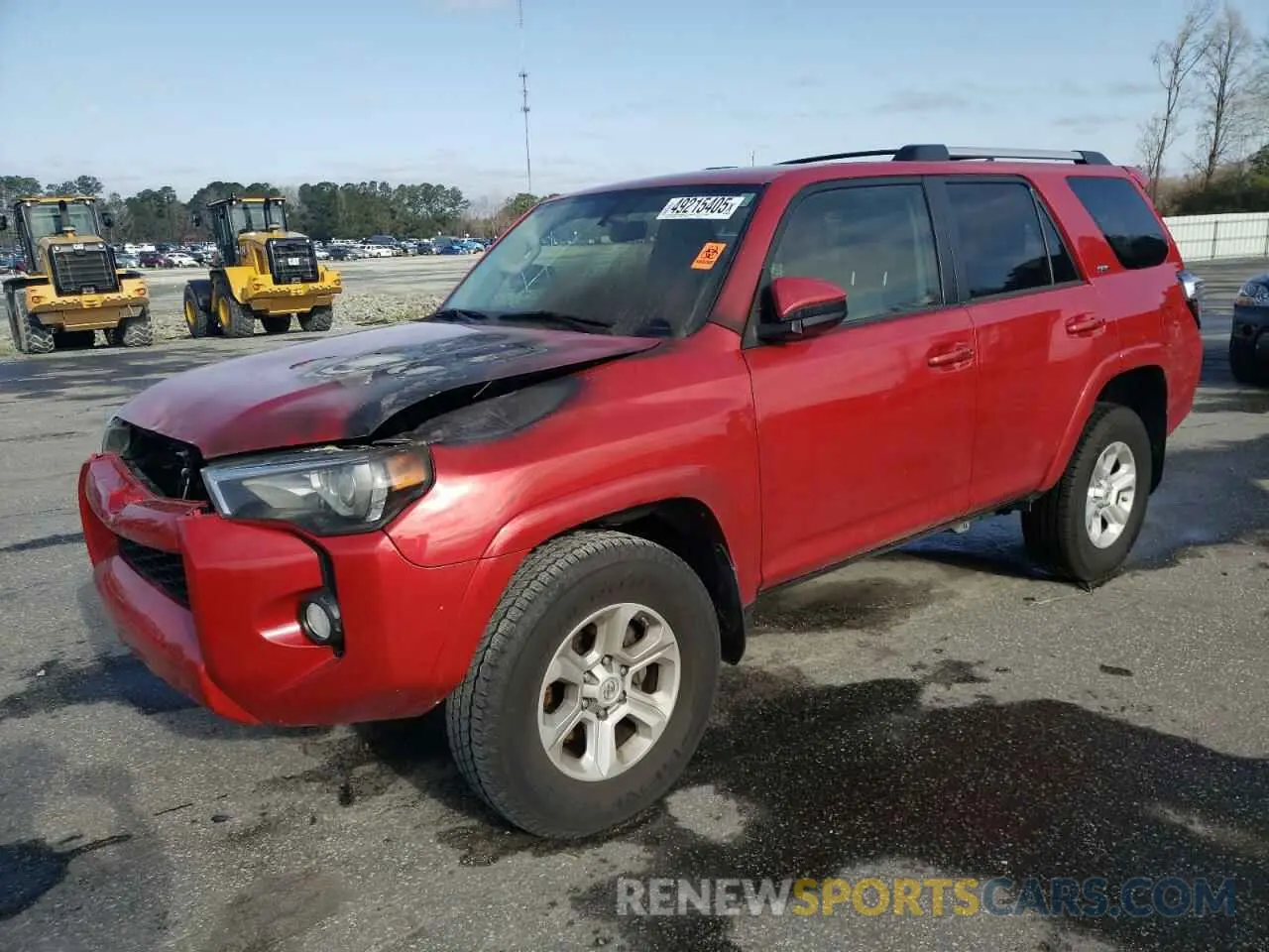 1 fotografías del automóvil dañado JTEBU5JRXK5613395 TOYOTA 4RUNNER 2019