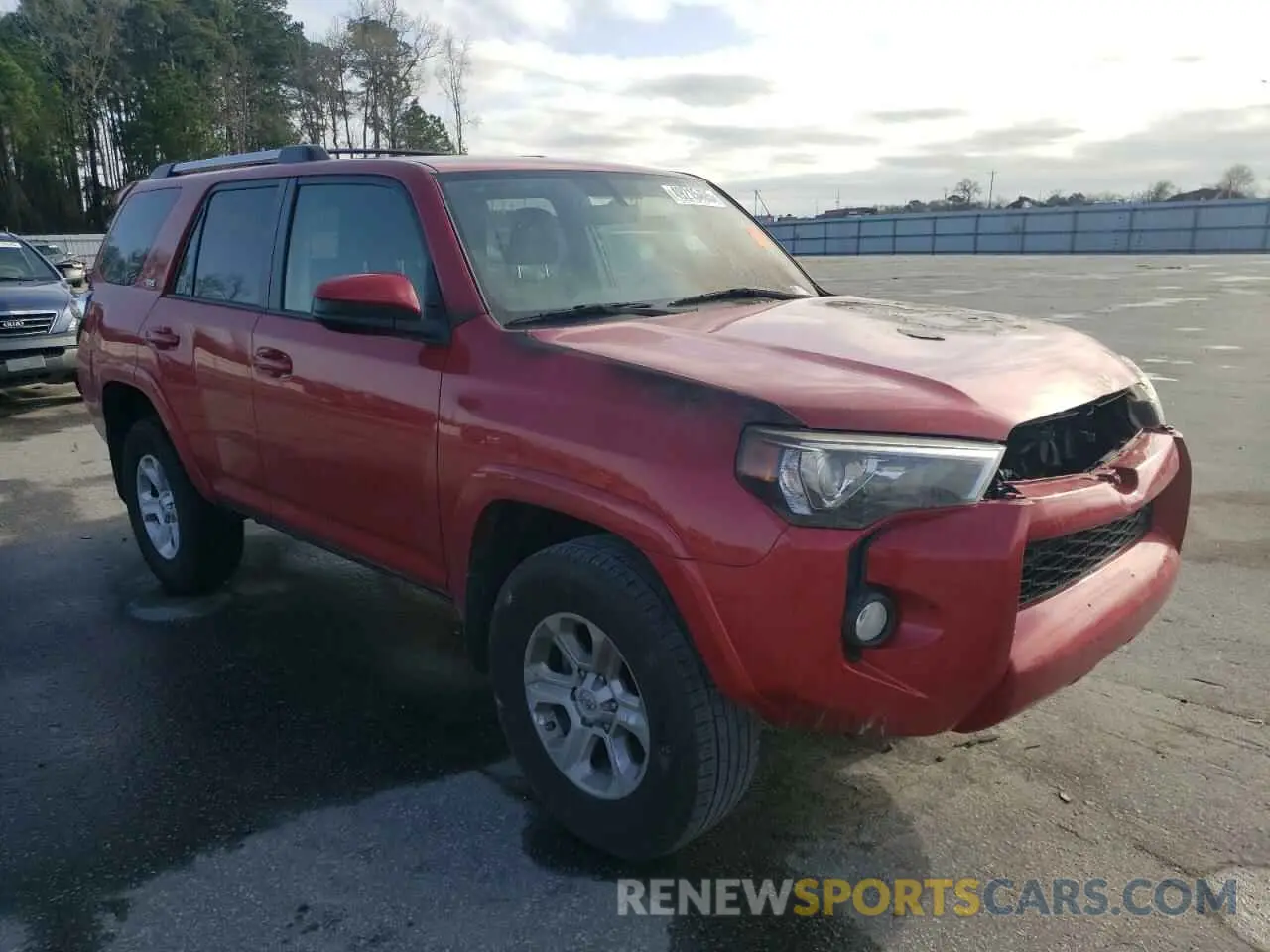 4 fotografías del automóvil dañado JTEBU5JRXK5613395 TOYOTA 4RUNNER 2019