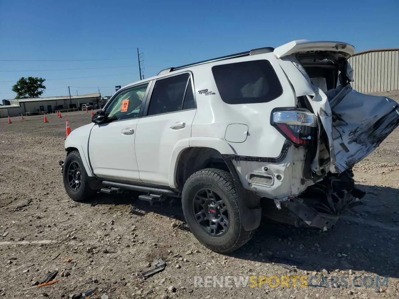 2 fotografías del automóvil dañado JTEBU5JRXK5614224 TOYOTA 4RUNNER 2019