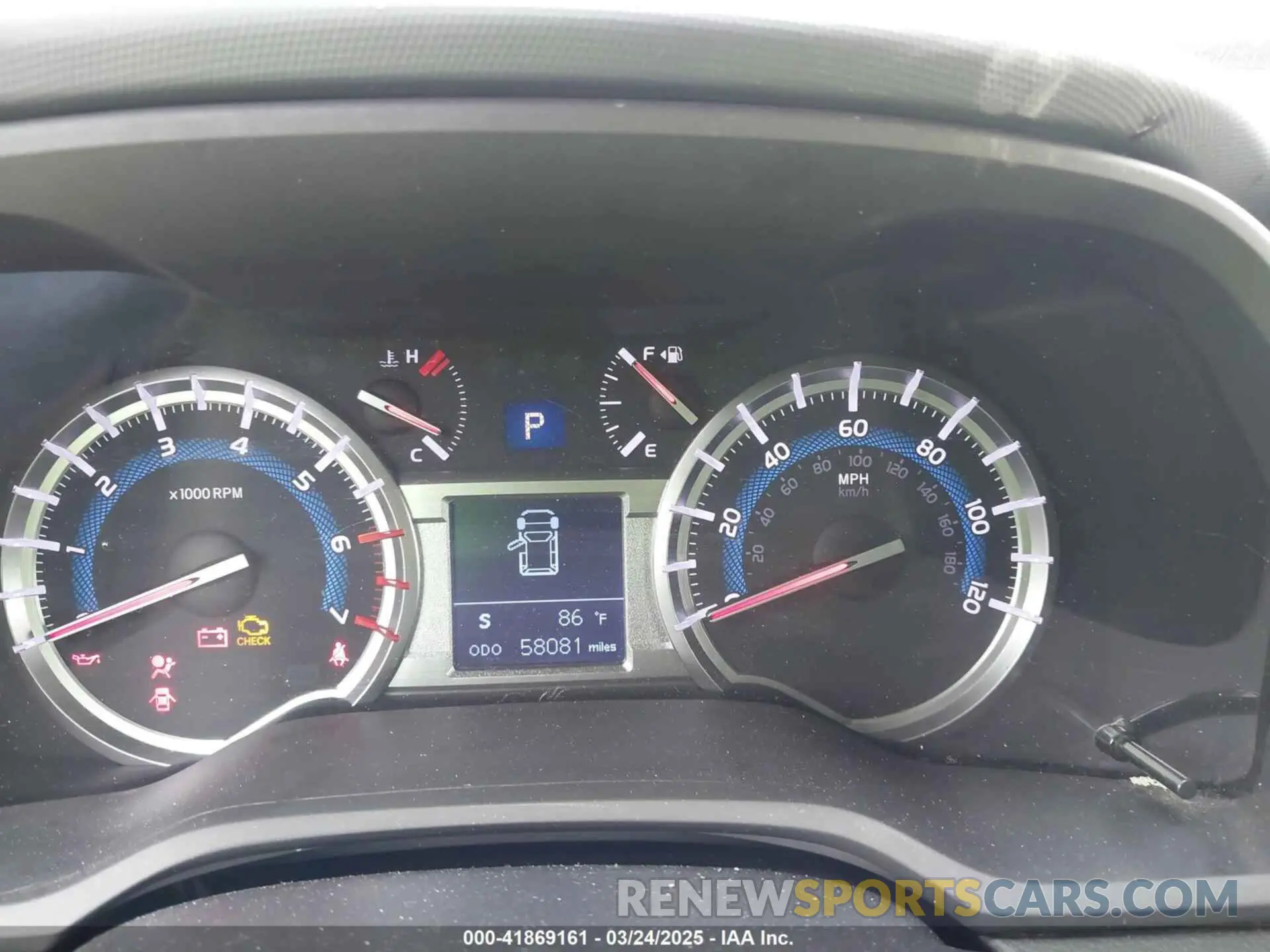 7 fotografías del automóvil dañado JTEBU5JRXK5638880 TOYOTA 4RUNNER 2019