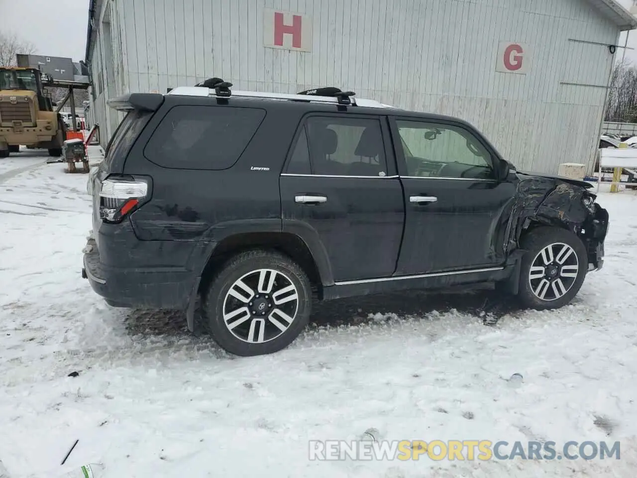 3 fotografías del automóvil dañado JTEBU5JRXK5675945 TOYOTA 4RUNNER 2019