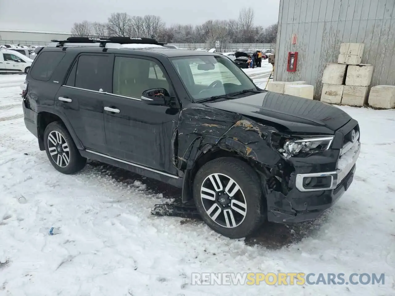 4 fotografías del automóvil dañado JTEBU5JRXK5675945 TOYOTA 4RUNNER 2019