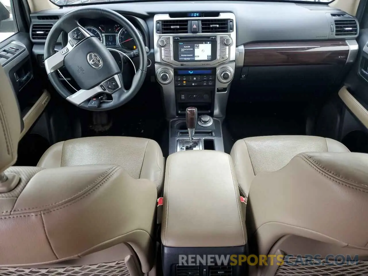 8 fotografías del automóvil dañado JTEBU5JRXK5675945 TOYOTA 4RUNNER 2019