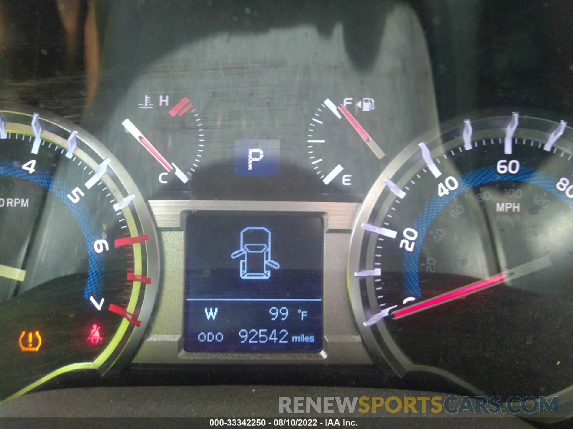 7 fotografías del automóvil dañado JTEBU5JRXK5684144 TOYOTA 4RUNNER 2019