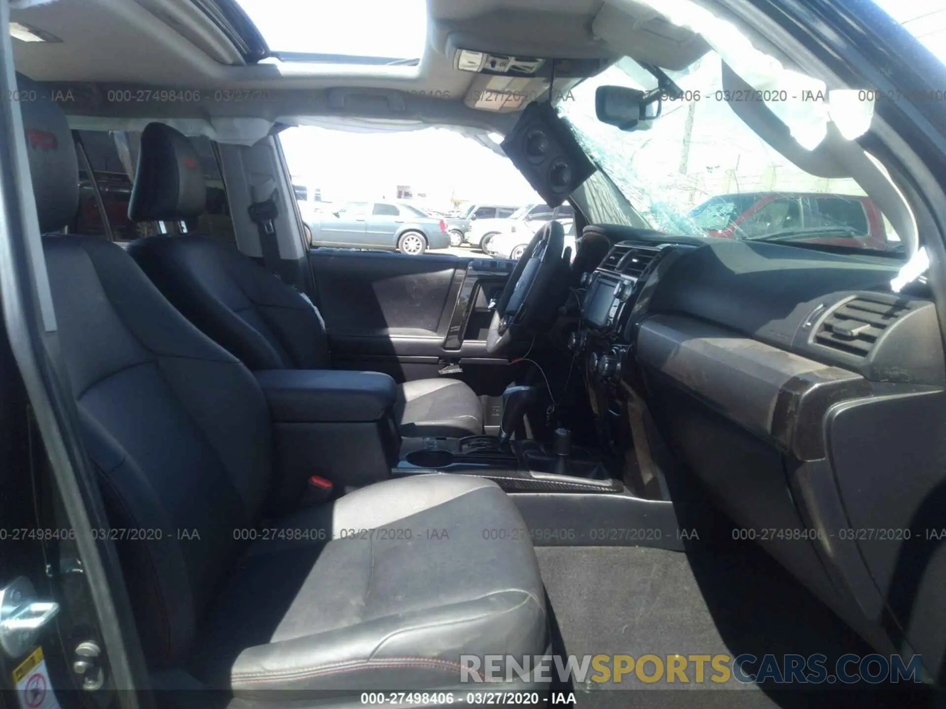 5 fotografías del automóvil dañado JTEBU5JRXK5696522 TOYOTA 4RUNNER 2019