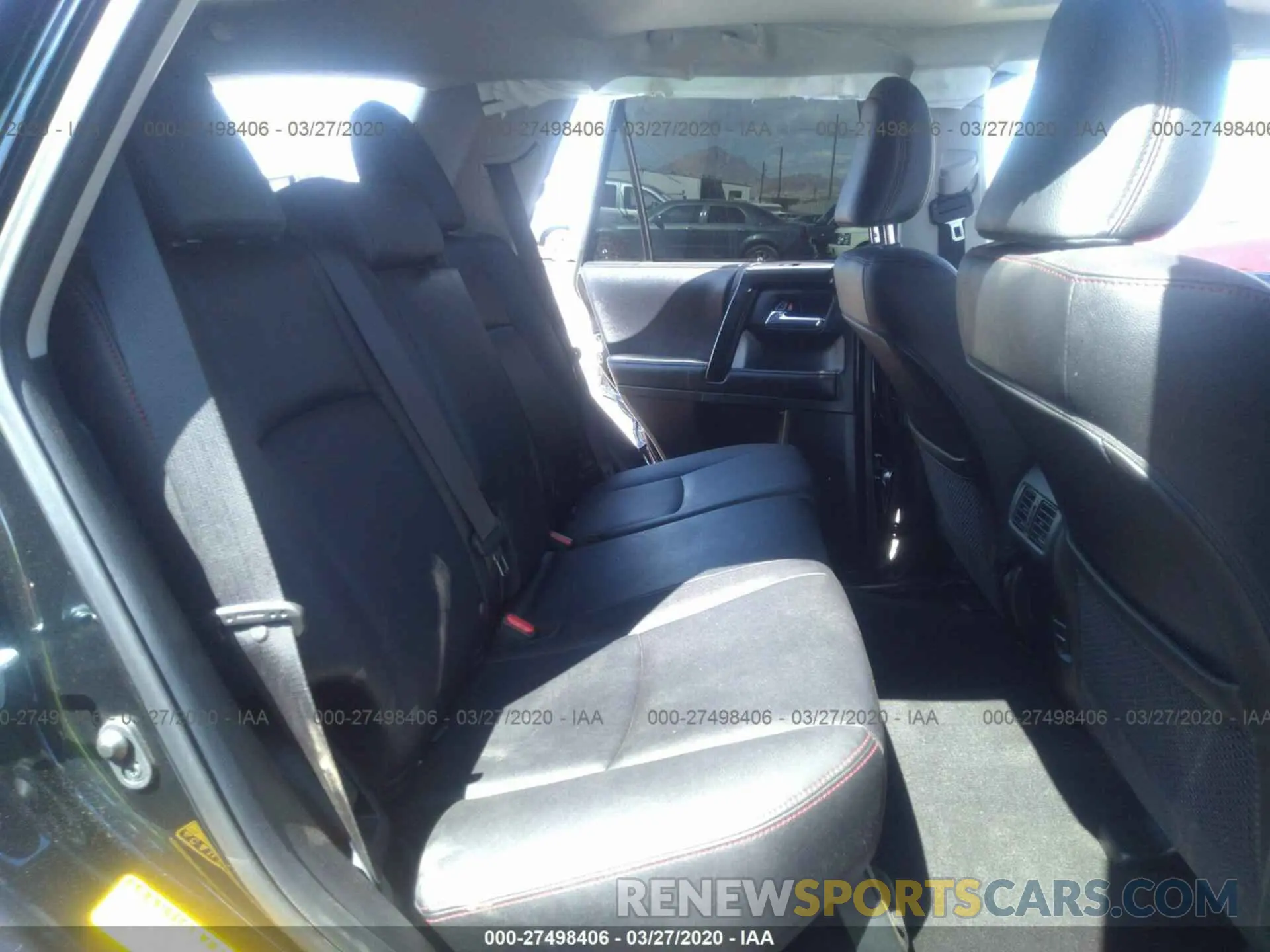 8 fotografías del automóvil dañado JTEBU5JRXK5696522 TOYOTA 4RUNNER 2019