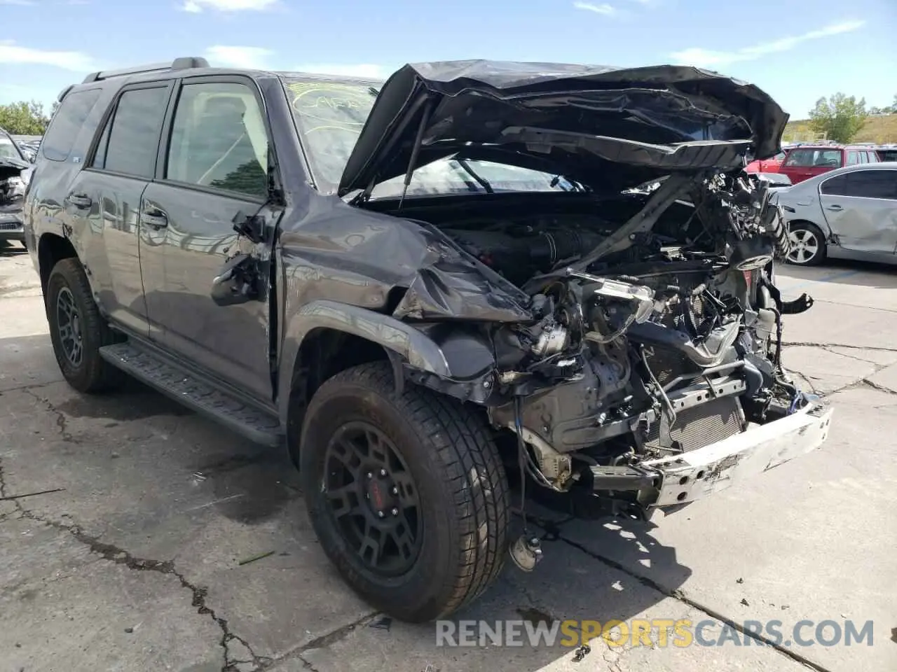 1 fotografías del automóvil dañado JTEBU5JRXK5701038 TOYOTA 4RUNNER 2019