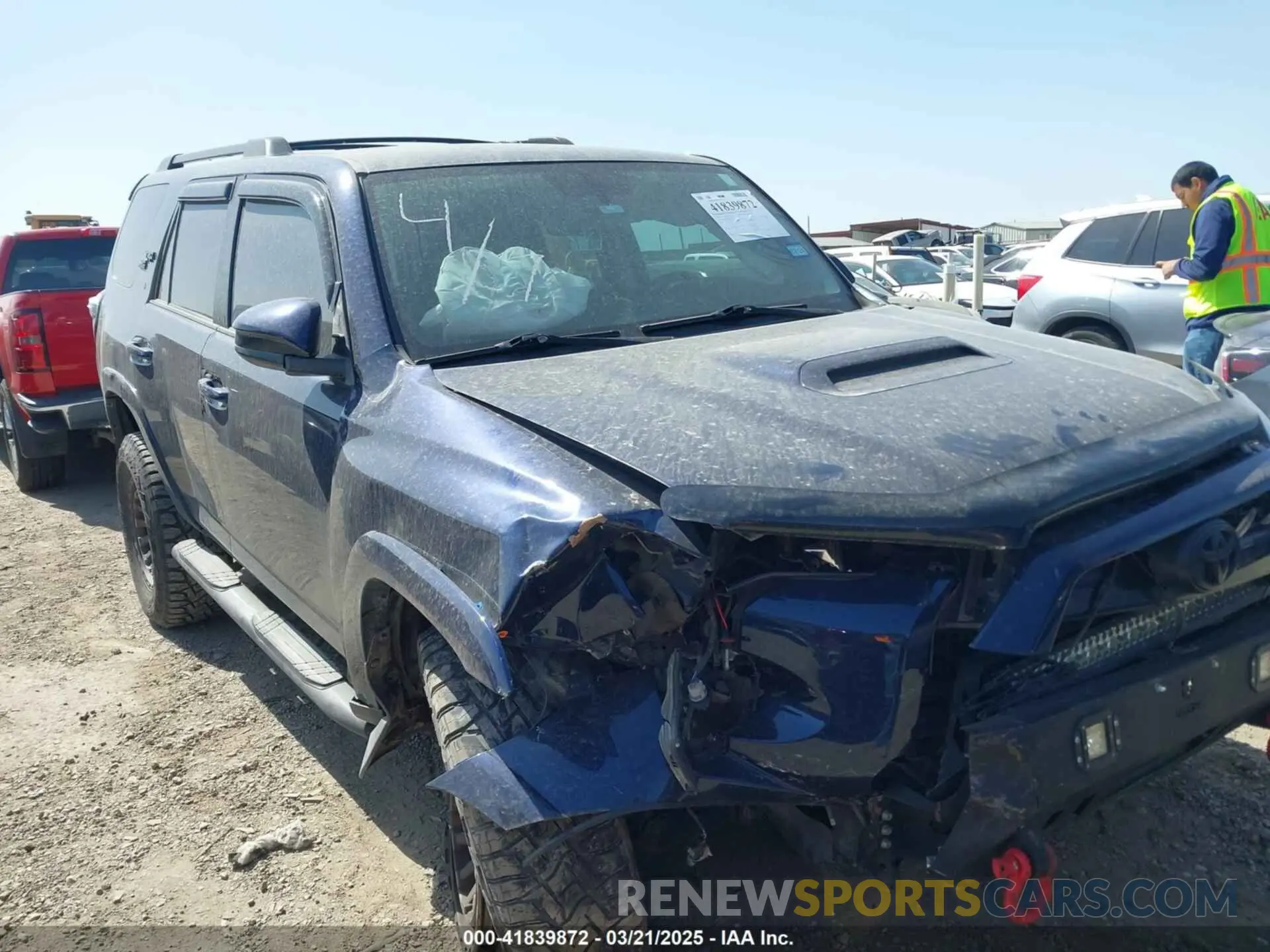 1 fotografías del automóvil dañado JTEBU5JRXK5721483 TOYOTA 4RUNNER 2019