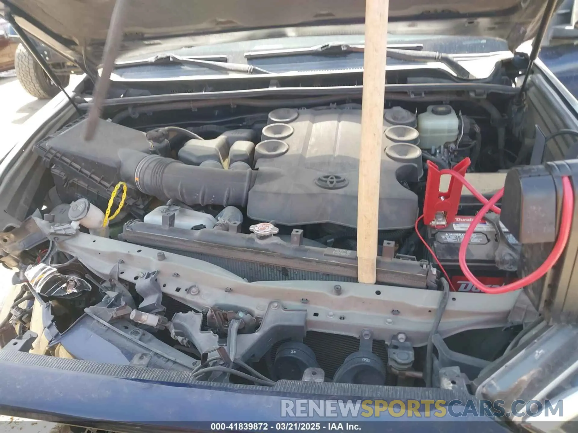 10 fotografías del automóvil dañado JTEBU5JRXK5721483 TOYOTA 4RUNNER 2019