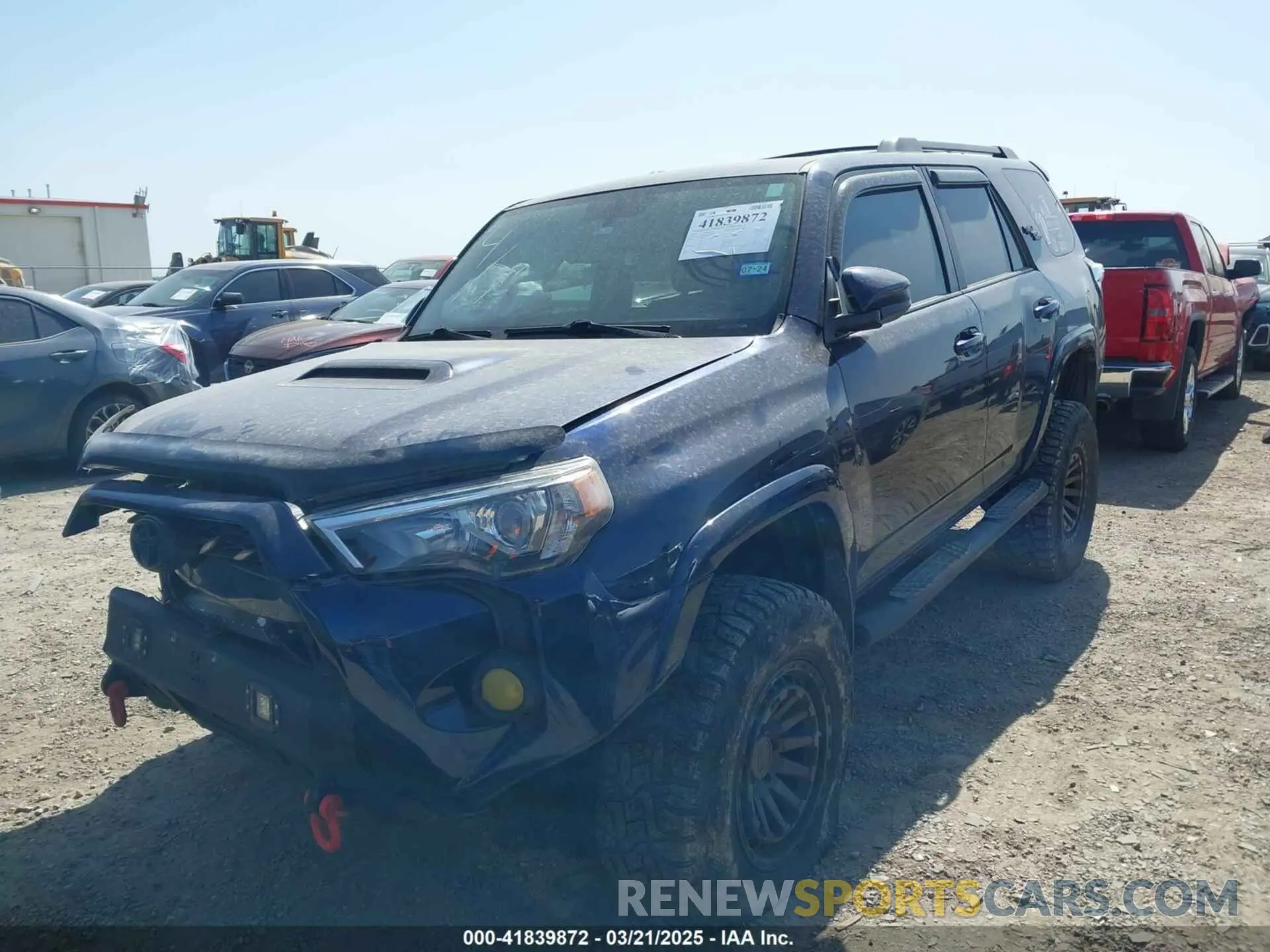 2 fotografías del automóvil dañado JTEBU5JRXK5721483 TOYOTA 4RUNNER 2019