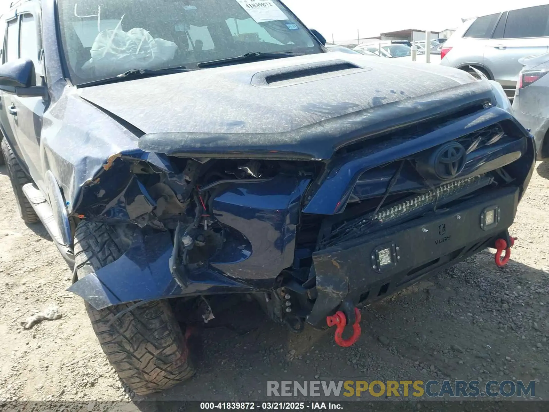 6 fotografías del automóvil dañado JTEBU5JRXK5721483 TOYOTA 4RUNNER 2019