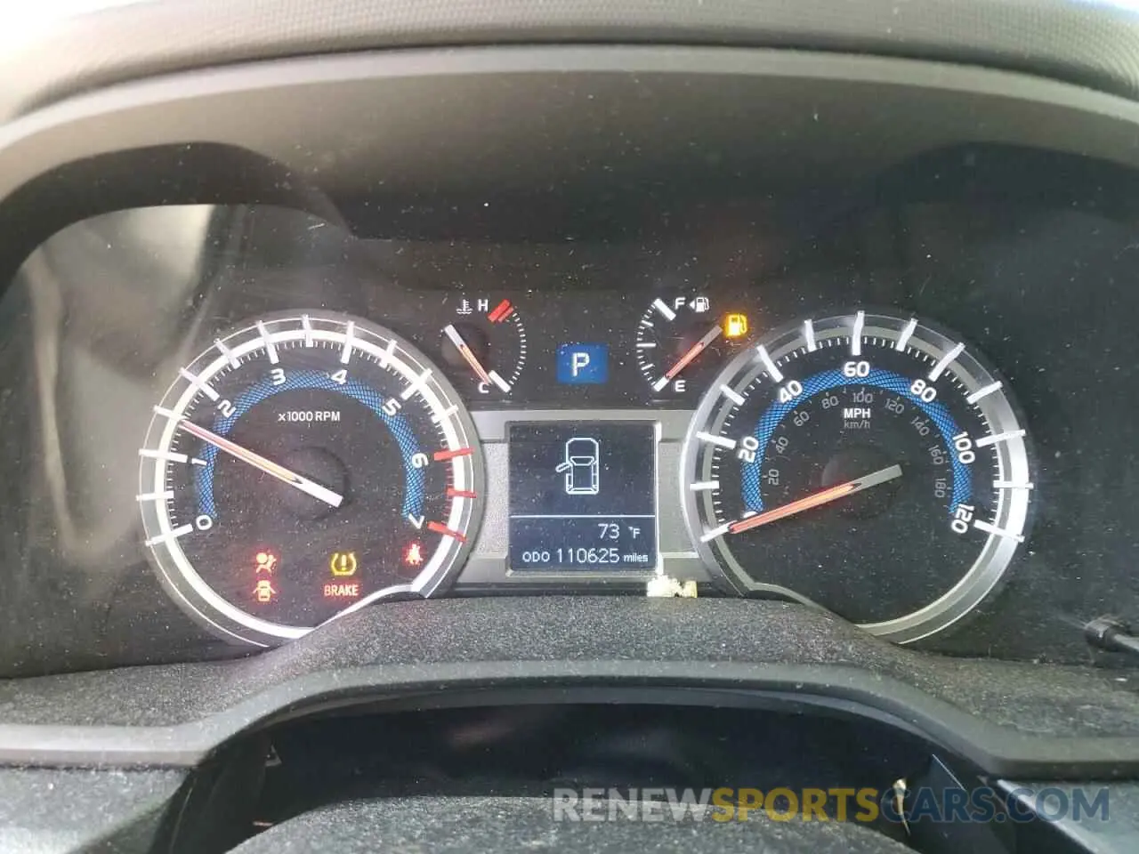9 fotografías del automóvil dañado JTEZU5JR0K5196612 TOYOTA 4RUNNER 2019