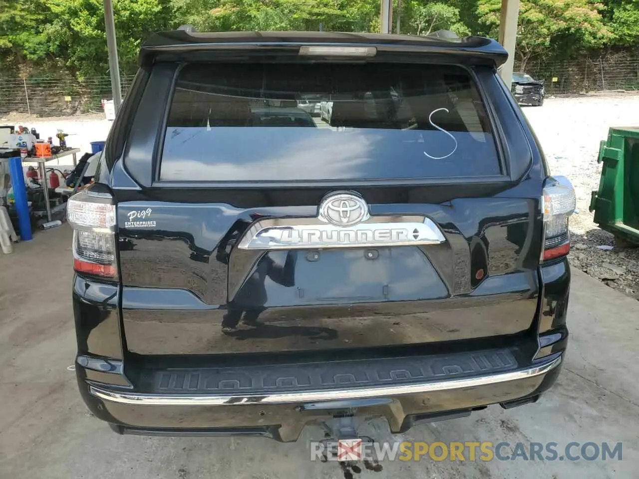6 fotografías del automóvil dañado JTEZU5JR0K5200531 TOYOTA 4RUNNER 2019