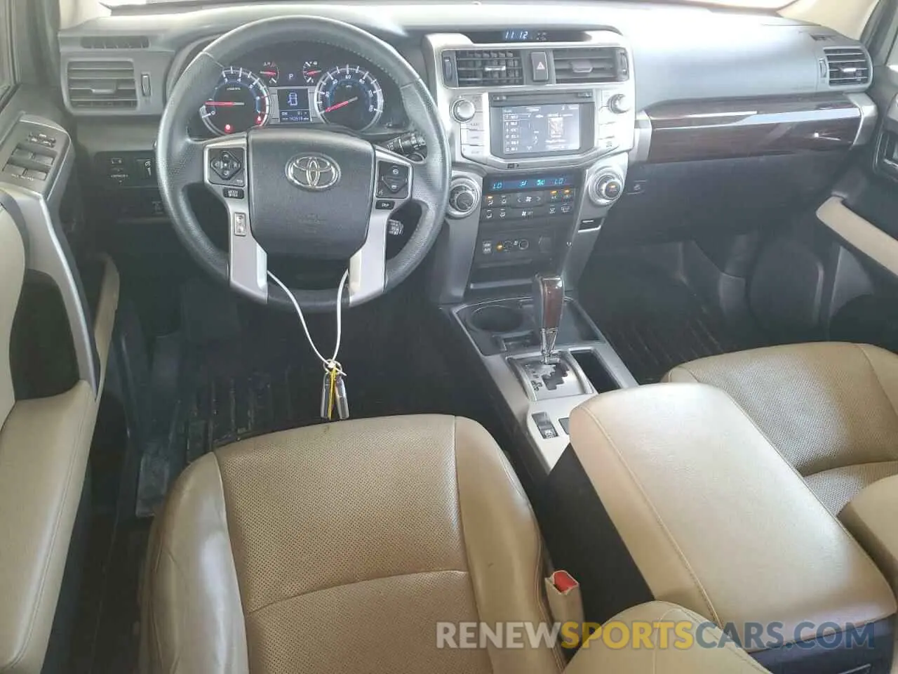 8 fotografías del automóvil dañado JTEZU5JR0K5200531 TOYOTA 4RUNNER 2019