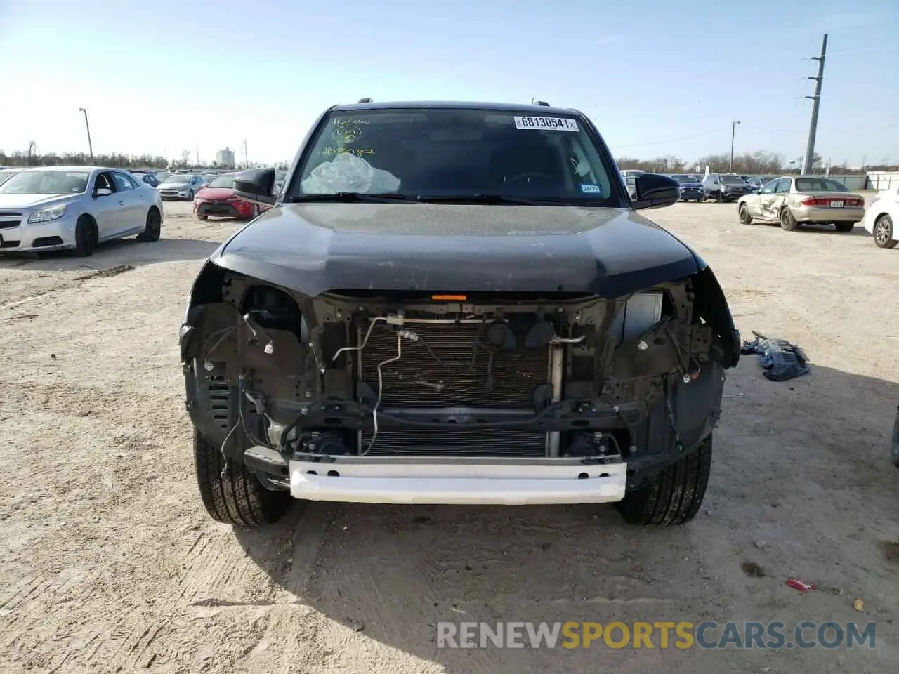 9 fotografías del automóvil dañado JTEZU5JR0K5203087 TOYOTA 4RUNNER 2019