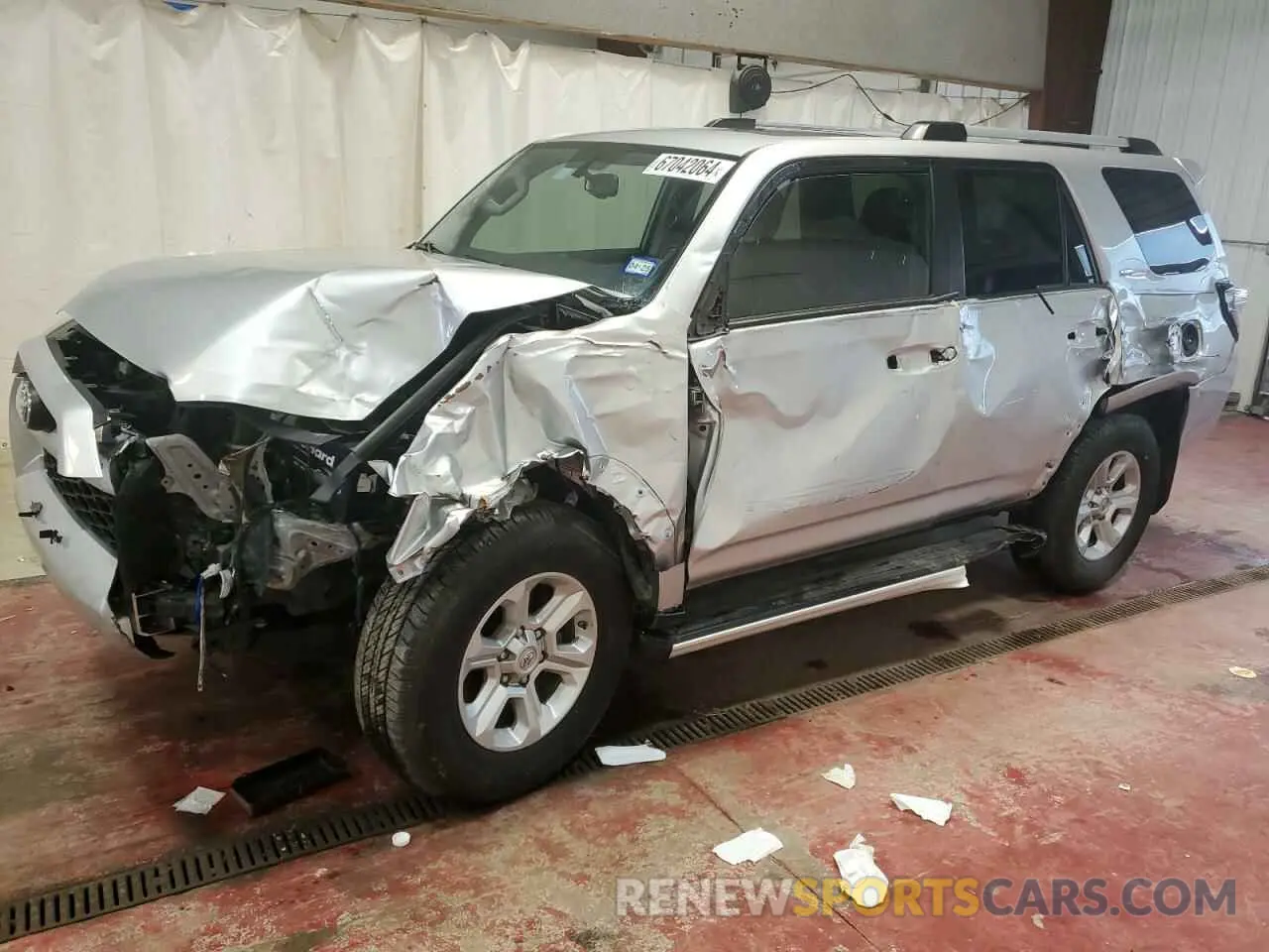 1 fotografías del automóvil dañado JTEZU5JR0K5206037 TOYOTA 4RUNNER 2019