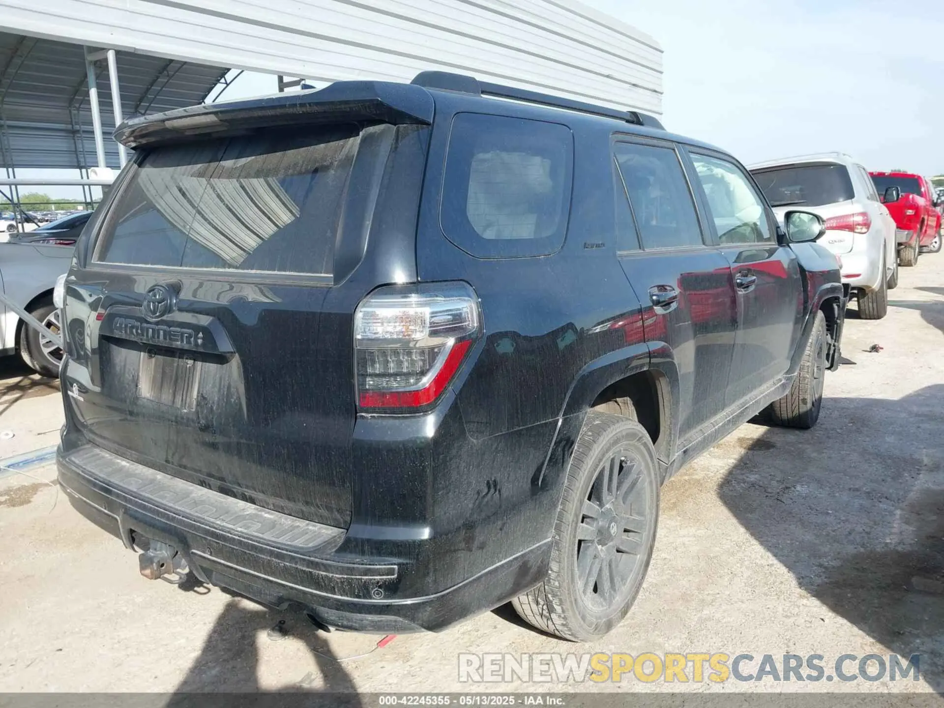 4 fotografías del automóvil dañado JTEZU5JR0K5210007 TOYOTA 4RUNNER 2019