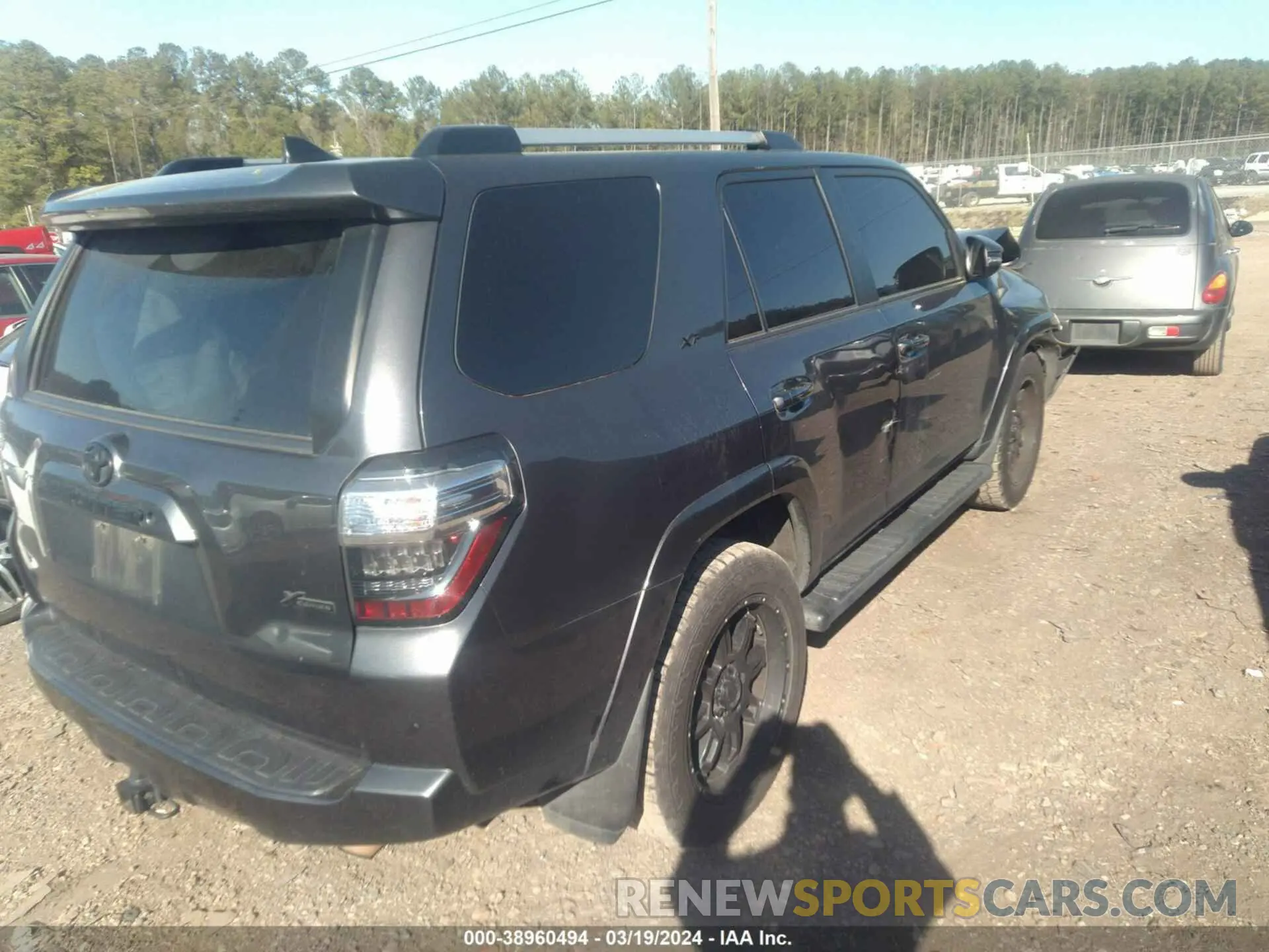 4 fotografías del automóvil dañado JTEZU5JR0K5211237 TOYOTA 4RUNNER 2019