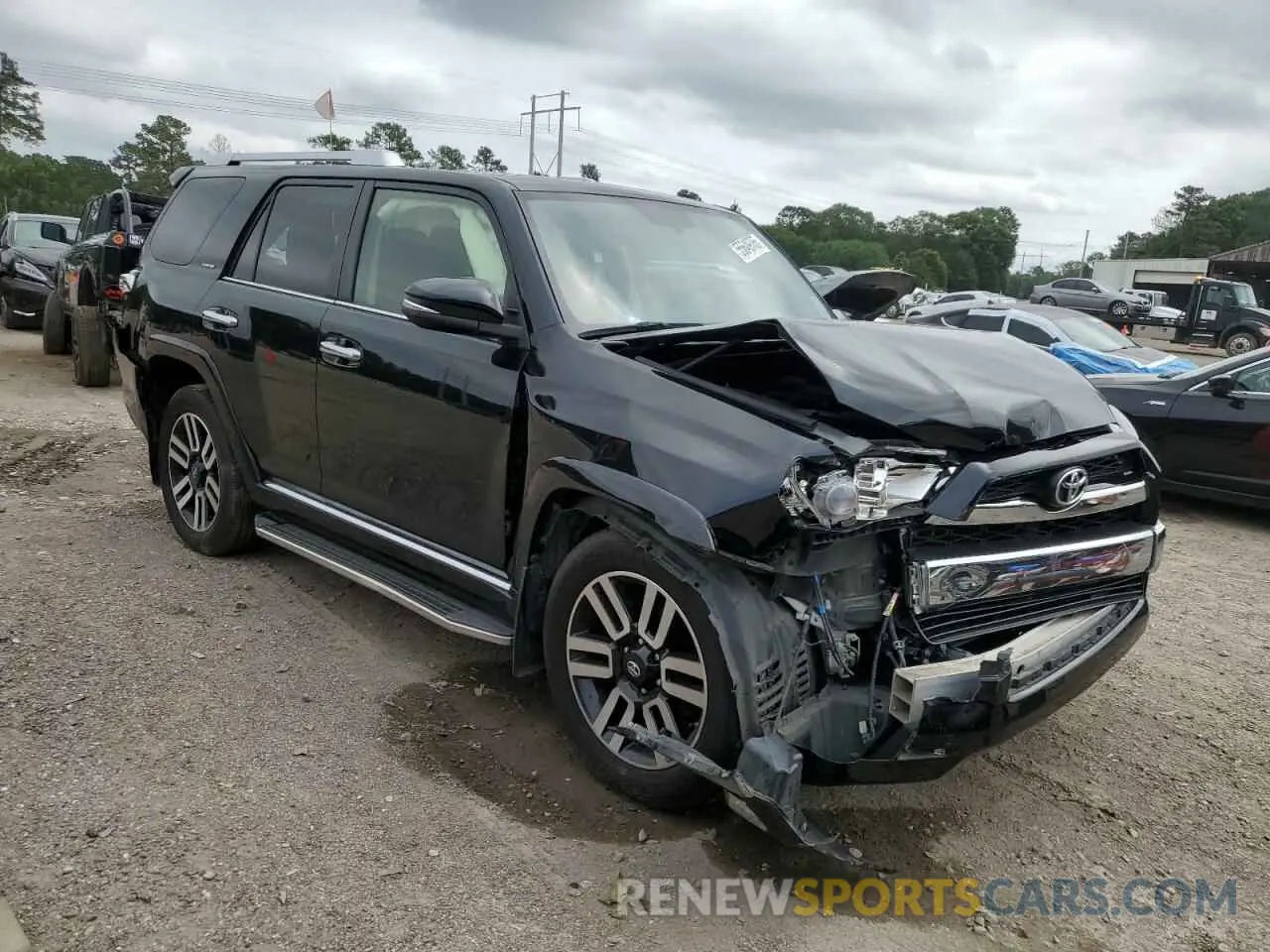 4 fotografías del automóvil dañado JTEZU5JR1K5206306 TOYOTA 4RUNNER 2019