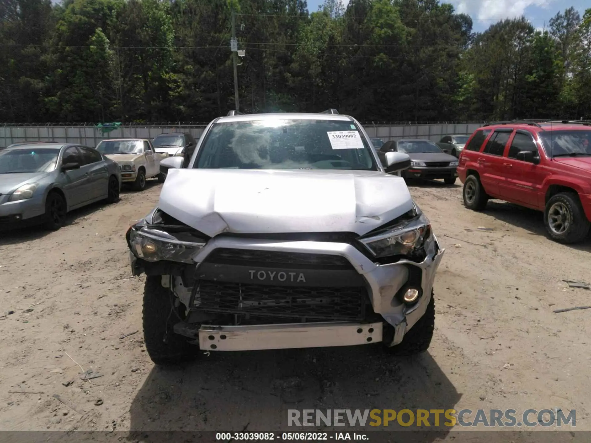 6 fotografías del automóvil dañado JTEZU5JR2K5198099 TOYOTA 4RUNNER 2019