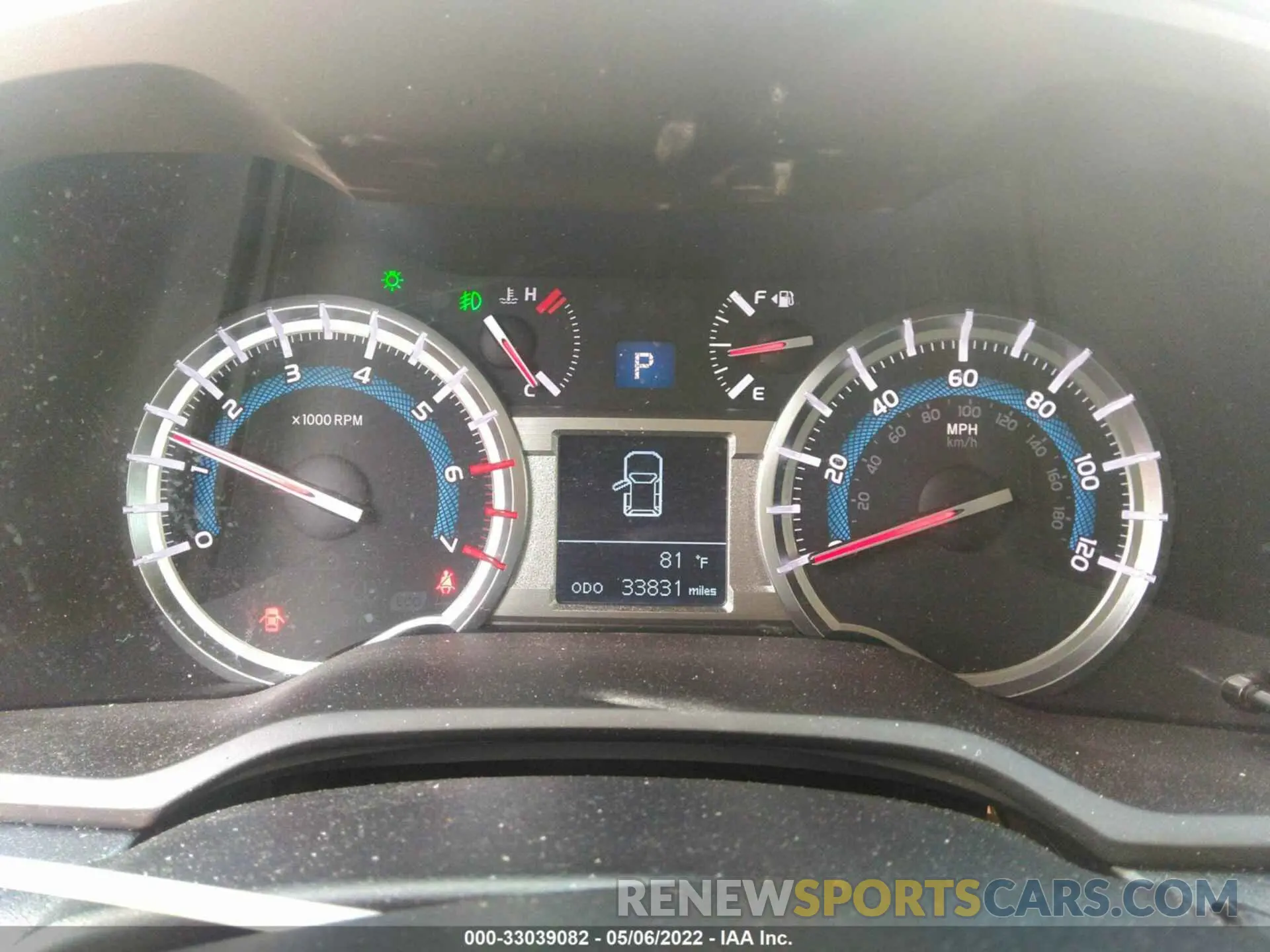 7 fotografías del automóvil dañado JTEZU5JR2K5198099 TOYOTA 4RUNNER 2019