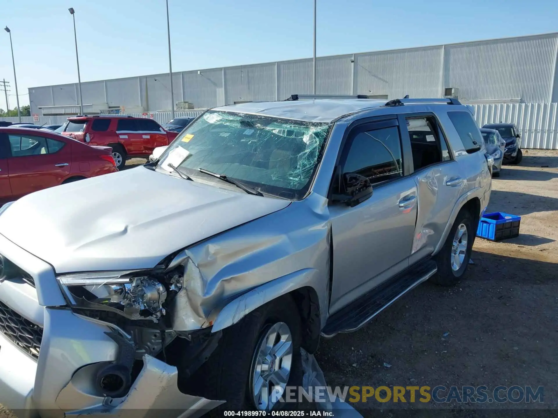6 fotografías del automóvil dañado JTEZU5JR2K5202877 TOYOTA 4RUNNER 2019