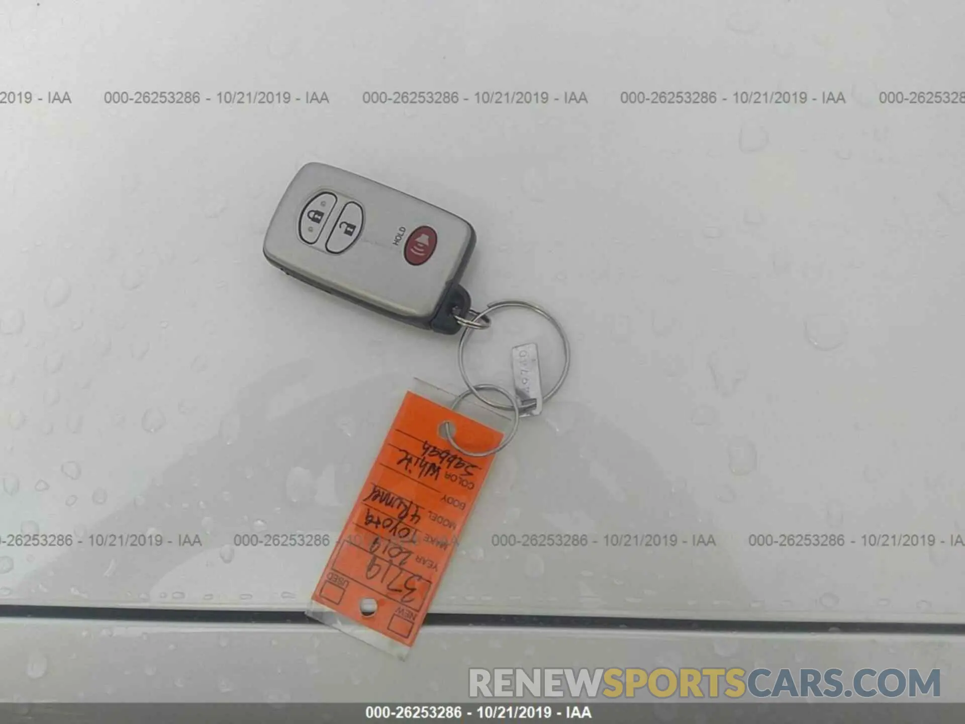 11 fotografías del automóvil dañado JTEZU5JR3K5196264 TOYOTA 4RUNNER 2019