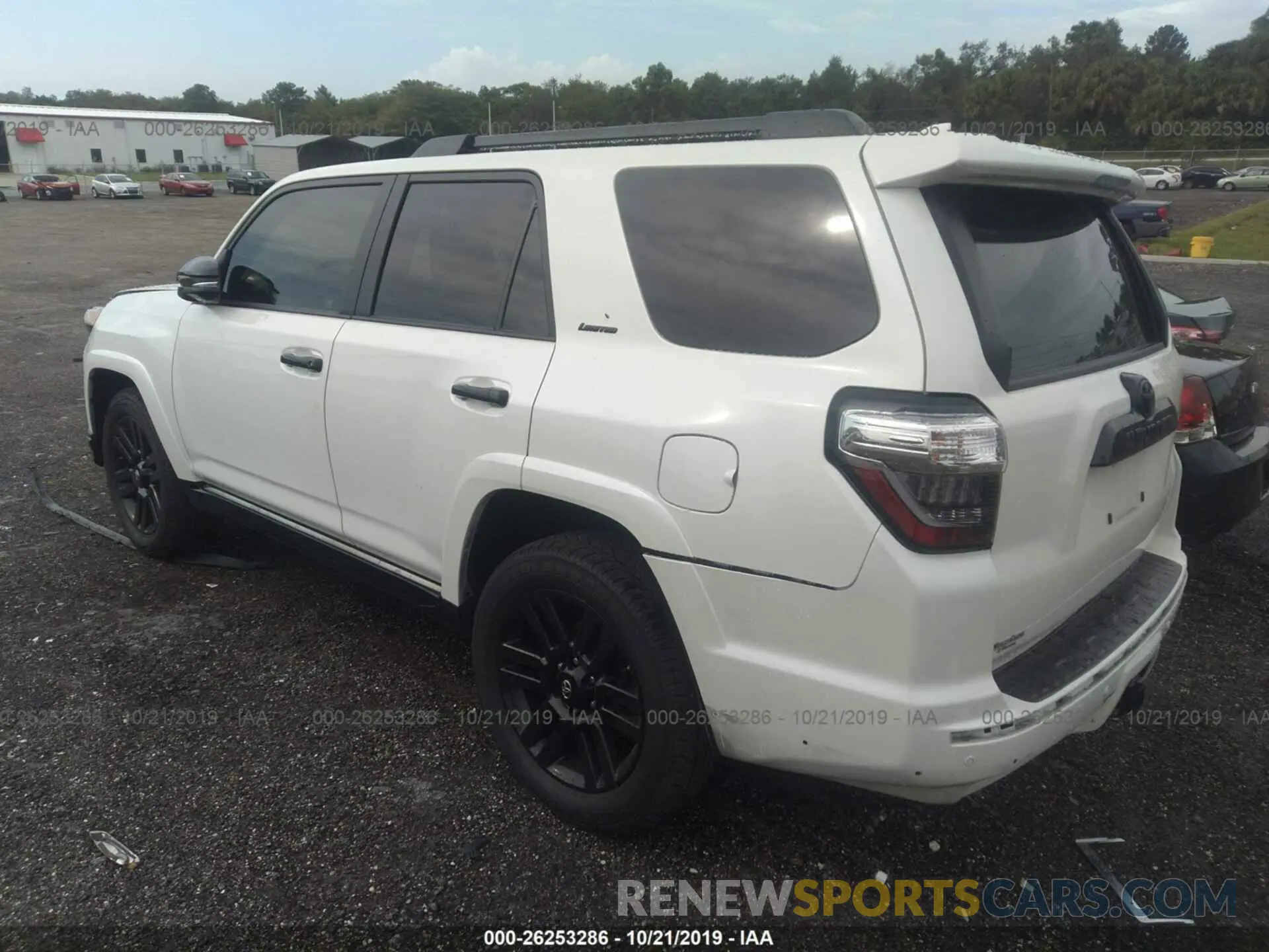 3 fotografías del automóvil dañado JTEZU5JR3K5196264 TOYOTA 4RUNNER 2019