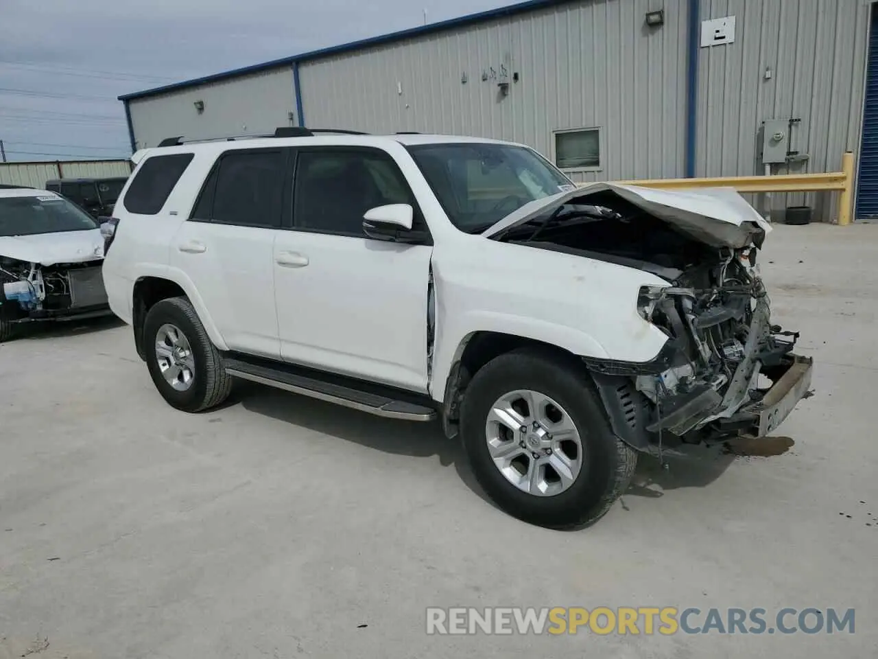 4 fotografías del automóvil dañado JTEZU5JR3K5210356 TOYOTA 4RUNNER 2019