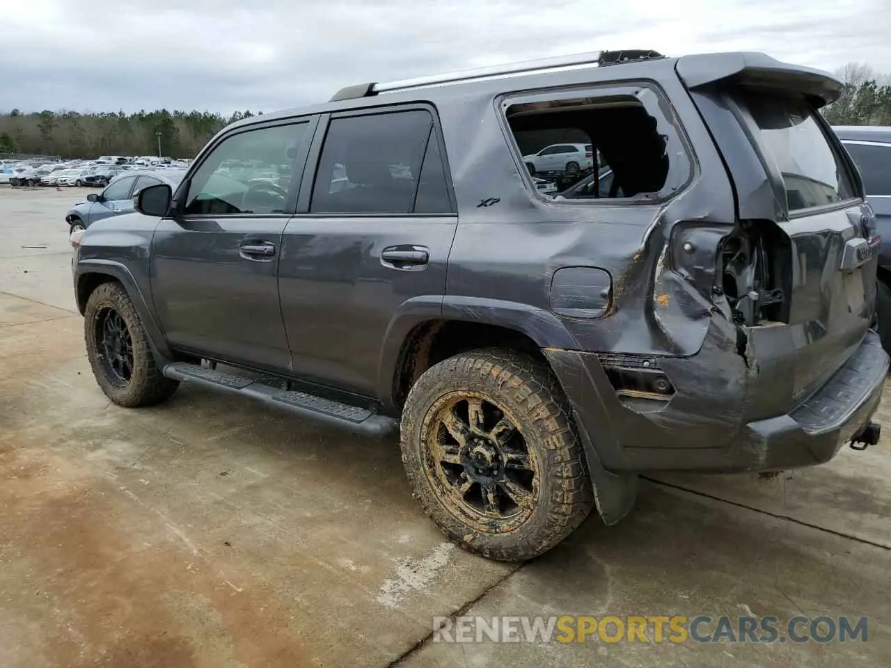 2 fotografías del automóvil dañado JTEZU5JR4K5210253 TOYOTA 4RUNNER 2019