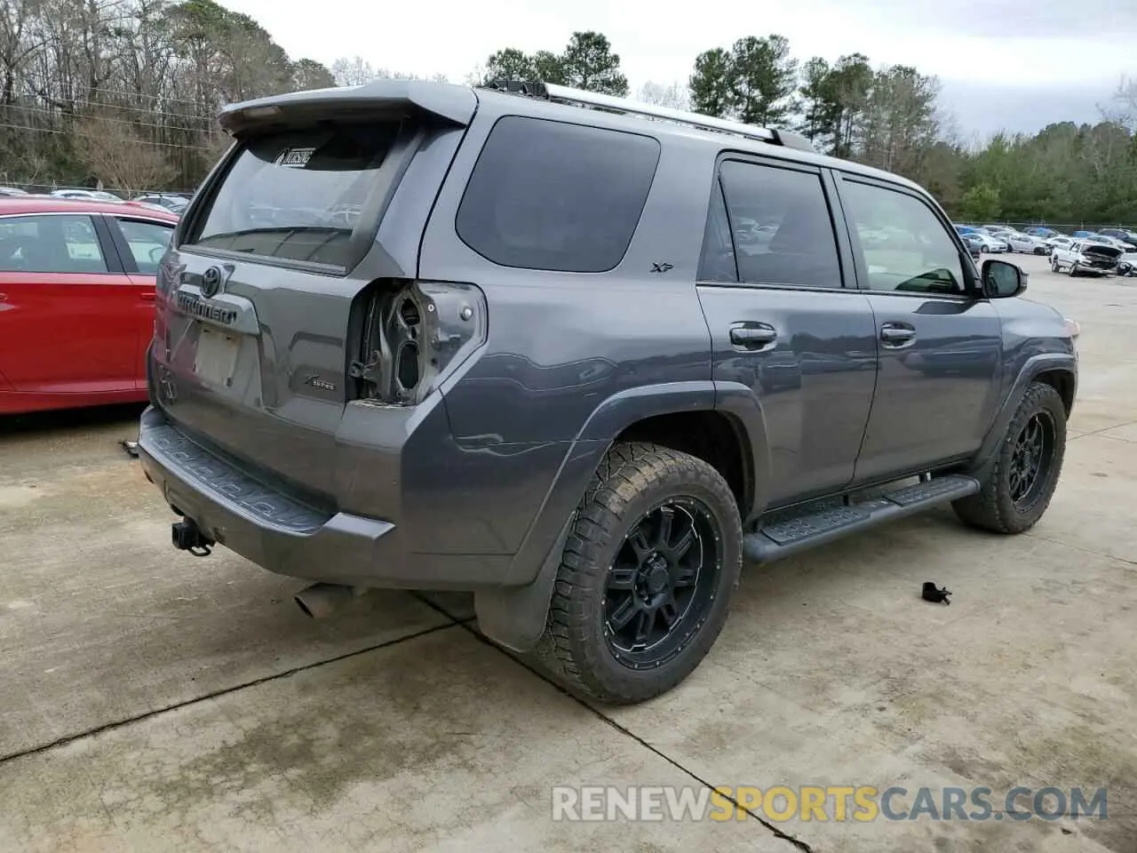 3 fotografías del automóvil dañado JTEZU5JR4K5210253 TOYOTA 4RUNNER 2019