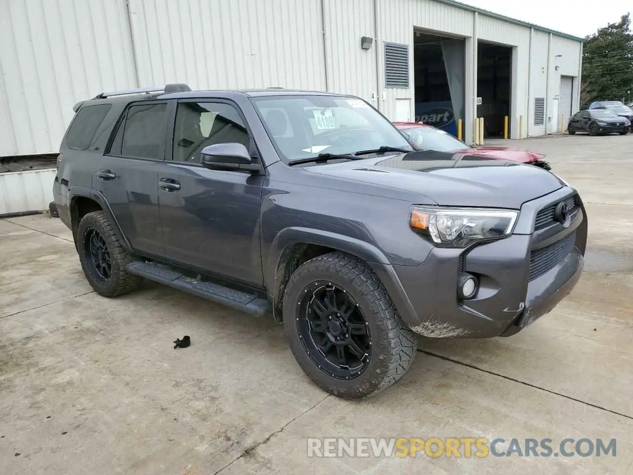4 fotografías del automóvil dañado JTEZU5JR4K5210253 TOYOTA 4RUNNER 2019