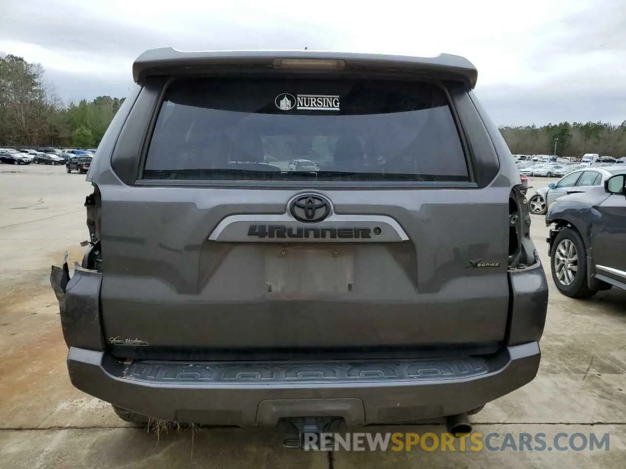 6 fotografías del automóvil dañado JTEZU5JR4K5210253 TOYOTA 4RUNNER 2019