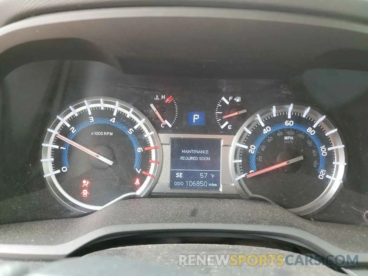 9 fotografías del automóvil dañado JTEZU5JR4K5210253 TOYOTA 4RUNNER 2019